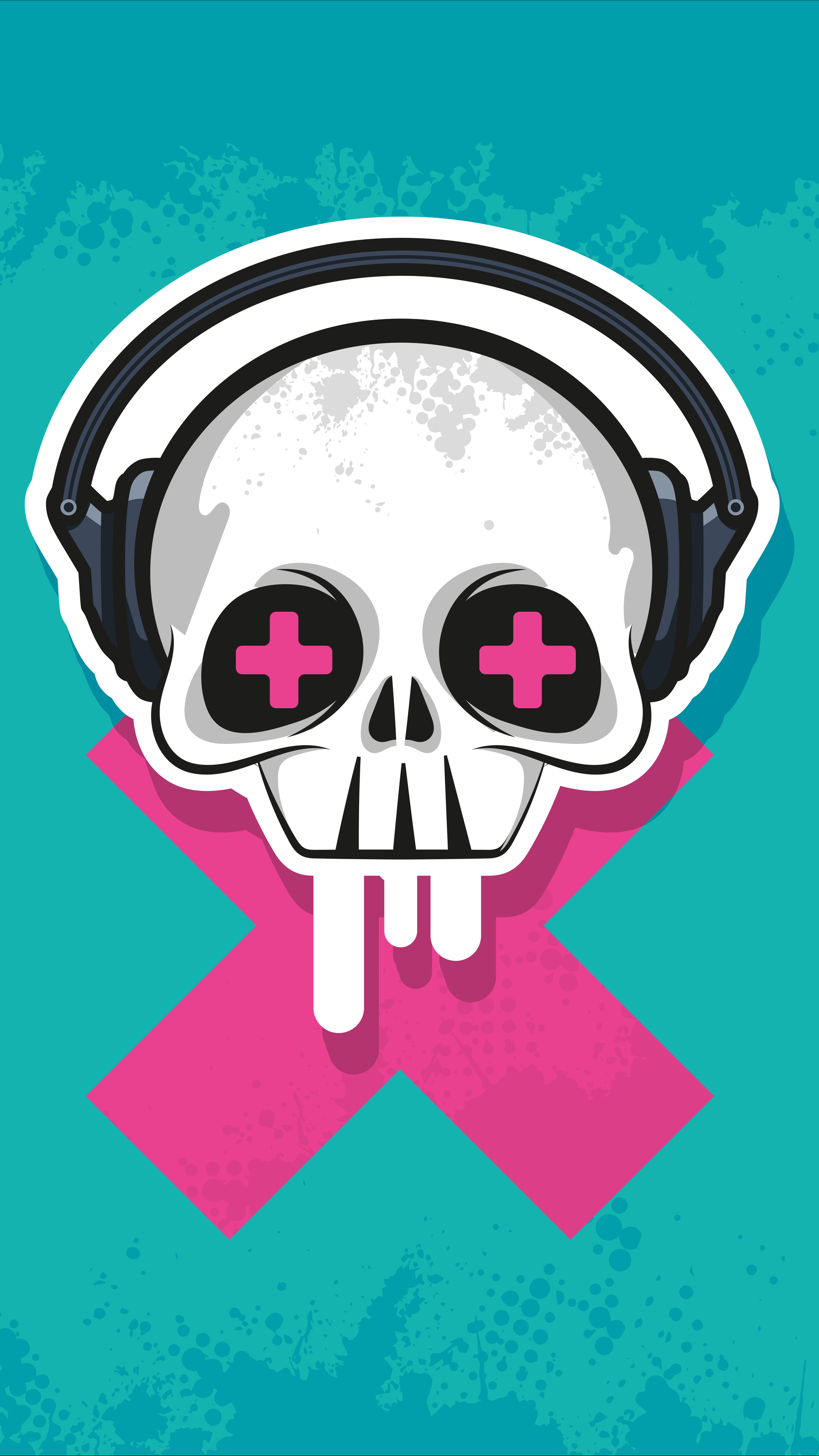 Skull With Headphone Wallpapers