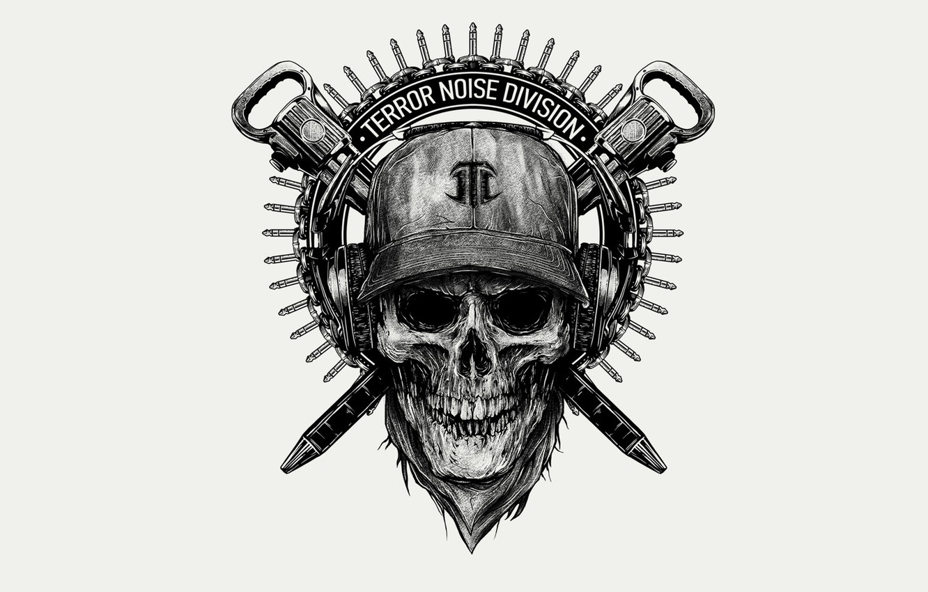 Skull With Headphone Wallpapers