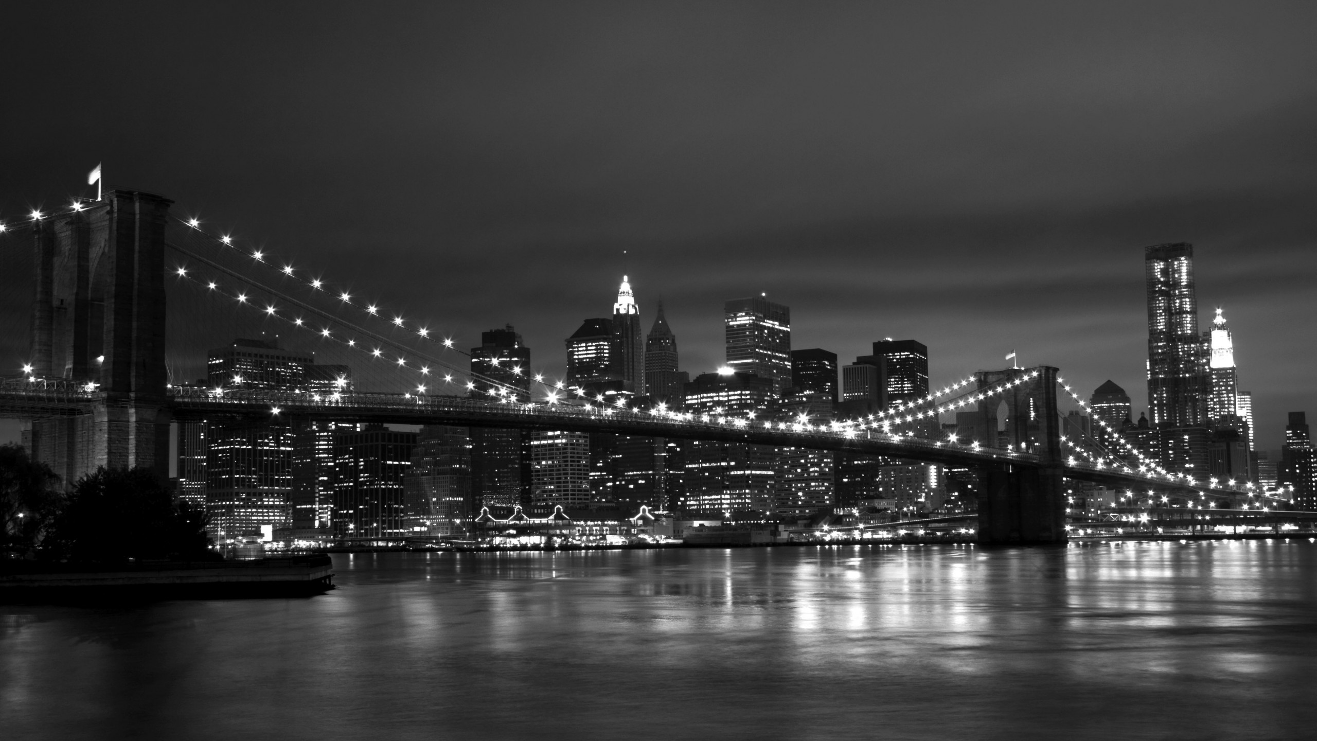 Skyline Black And White Wallpapers