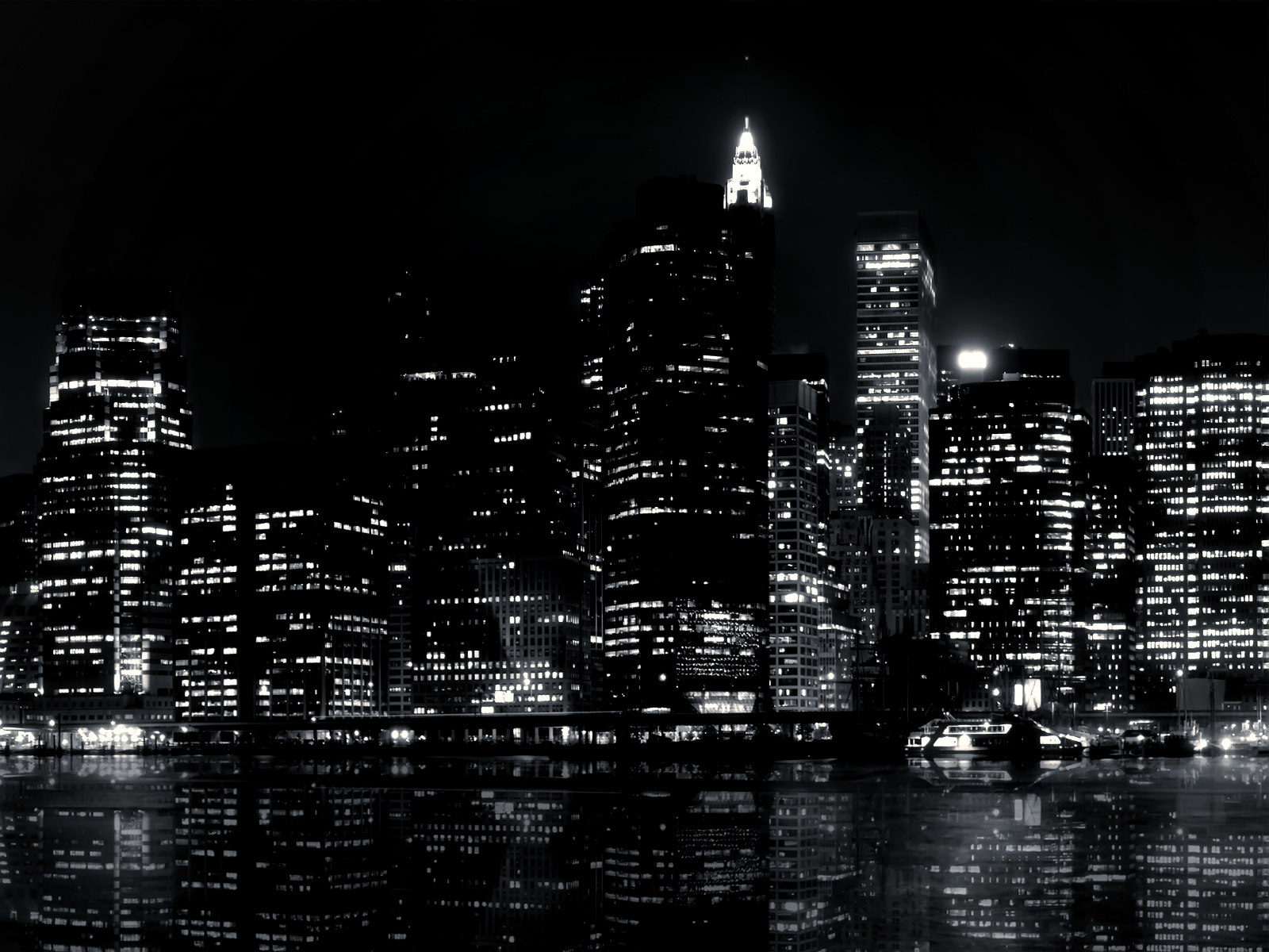 Skyline Black And White Wallpapers