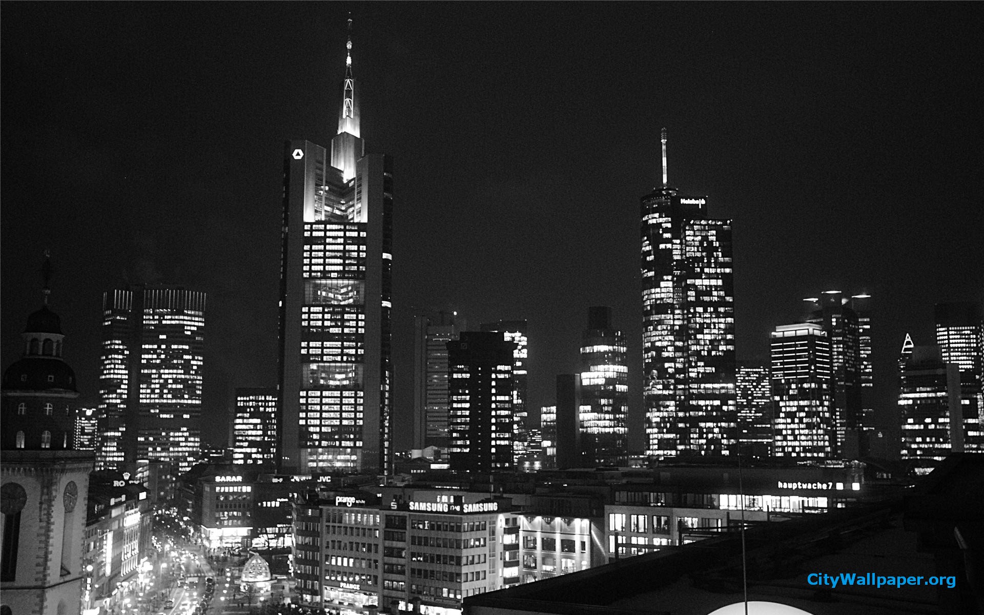 Skyline Black And White Wallpapers