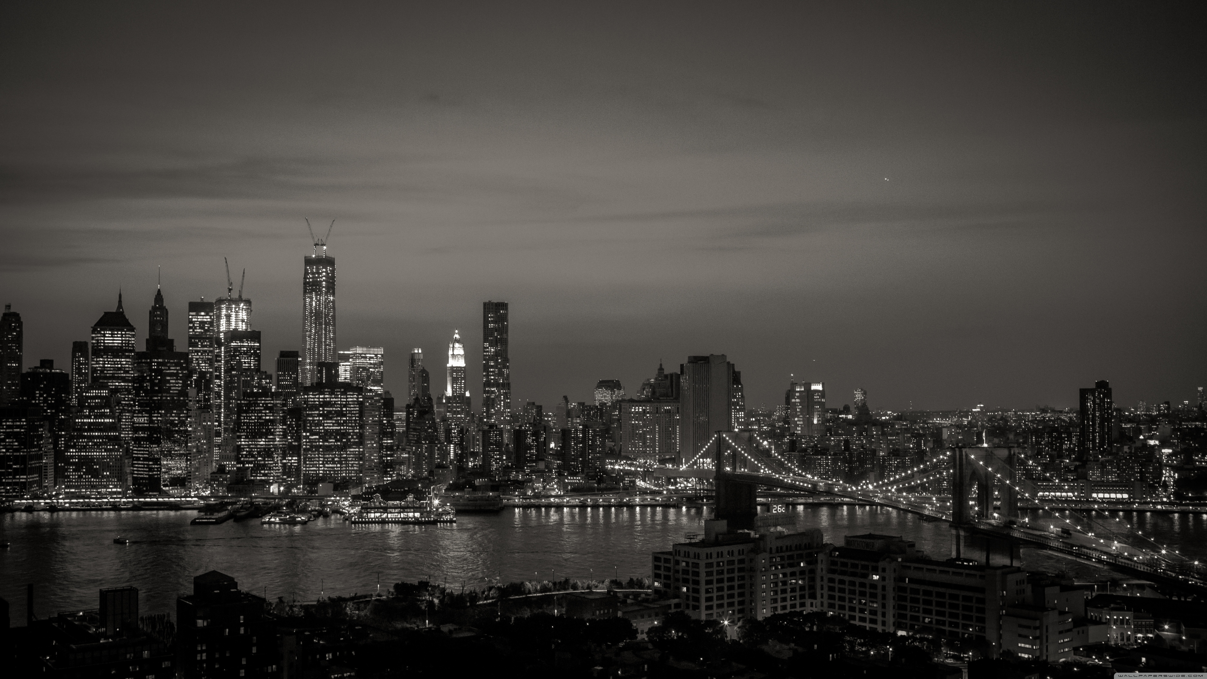 Skyline Black And White Wallpapers