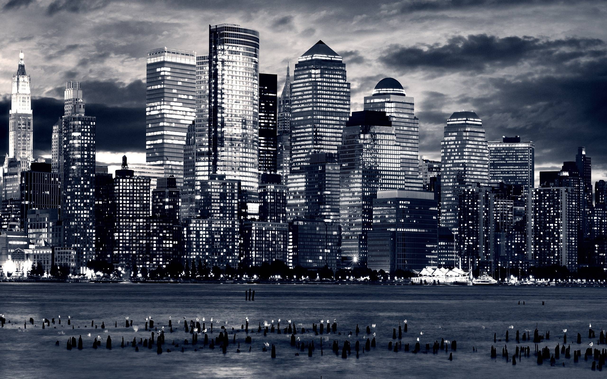 Skyline Black And White Wallpapers