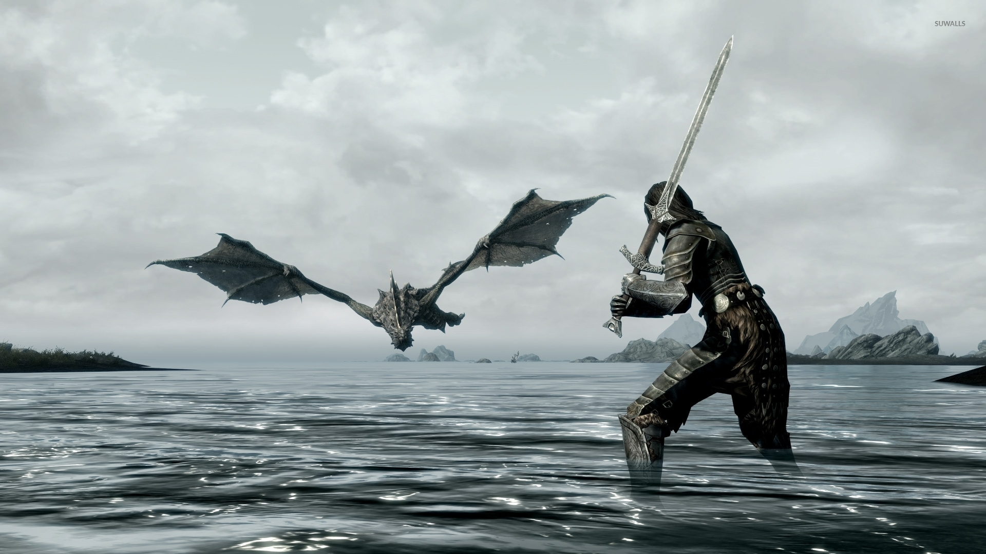 Skyrim Dragon 1920X1080 Wallpapers