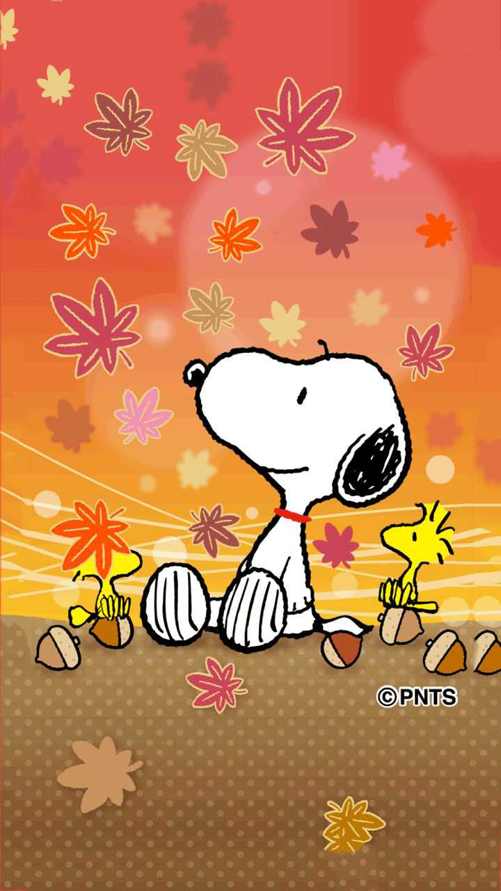 Snoopy Autumn Wallpapers