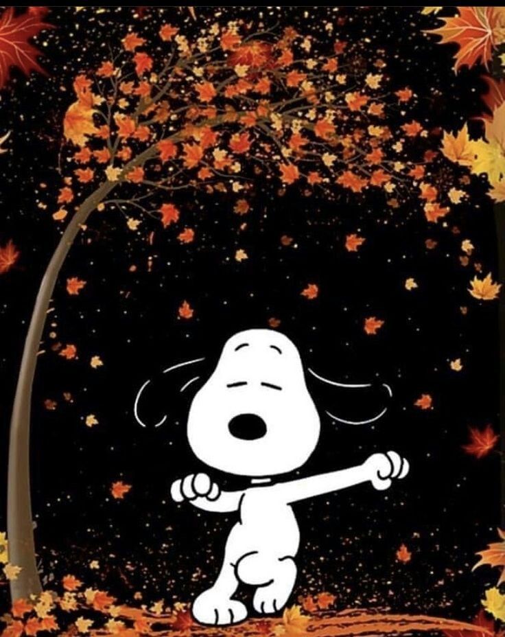 Snoopy Autumn Wallpapers