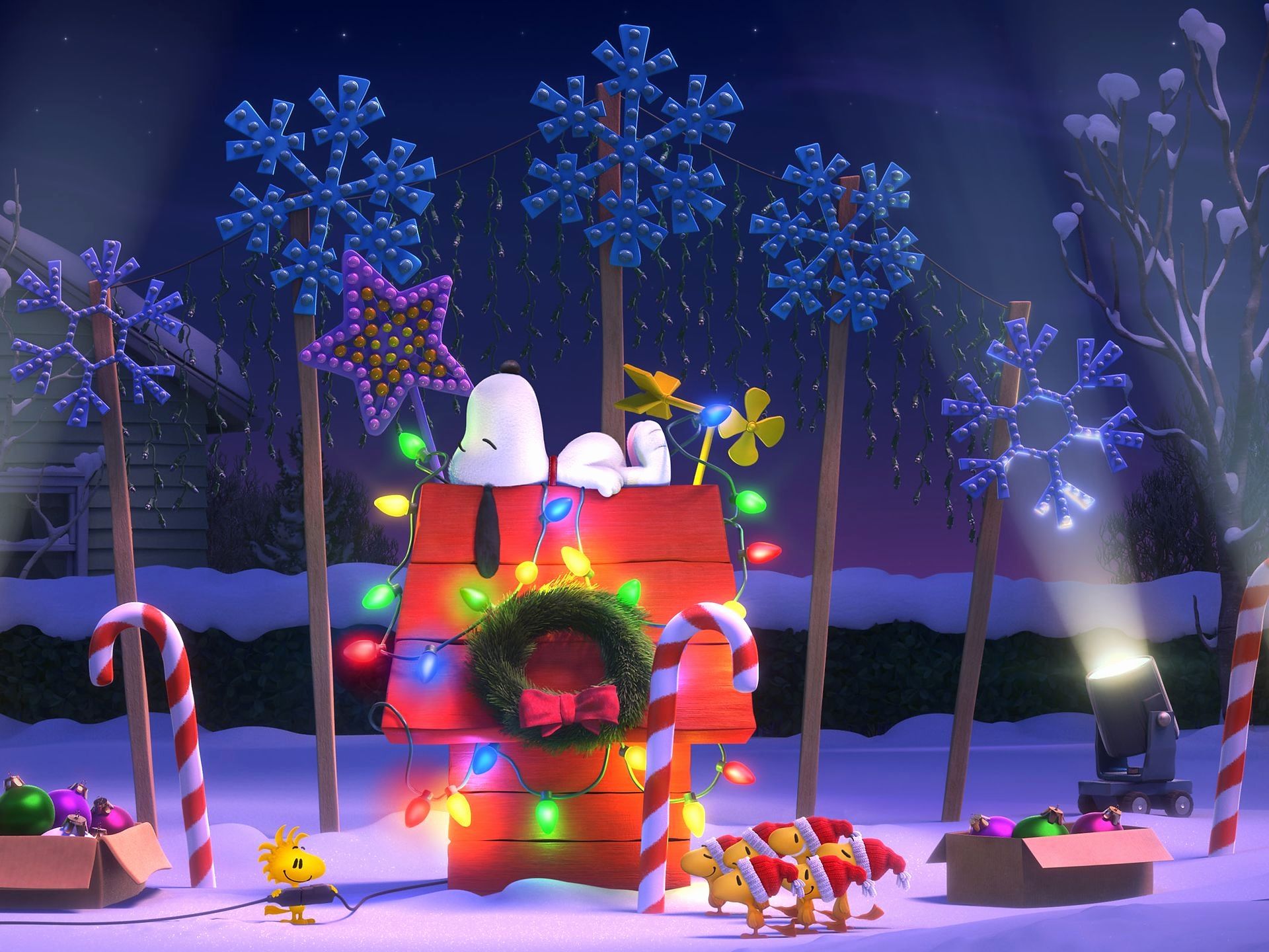 Snoopy Christmas Pictures Wallpapers