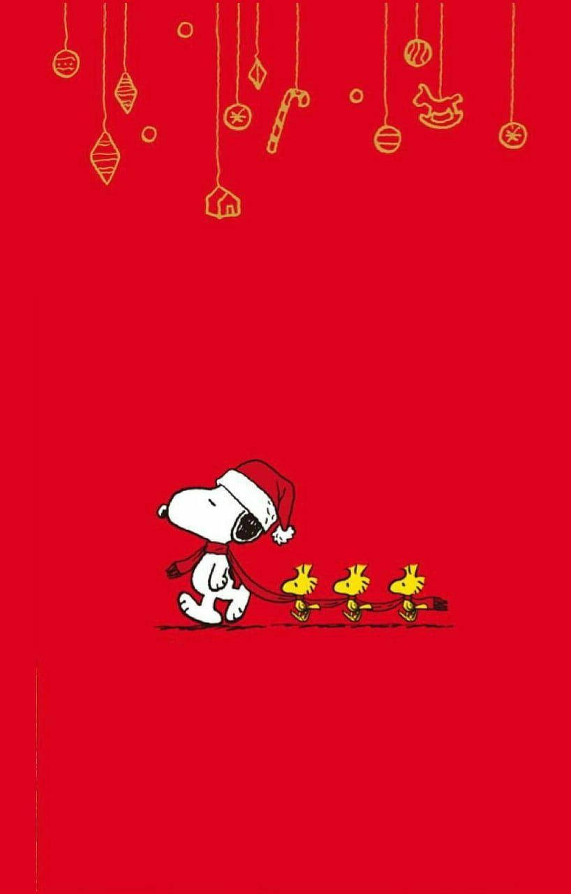 Snoopy Christmas For Iphone Wallpapers