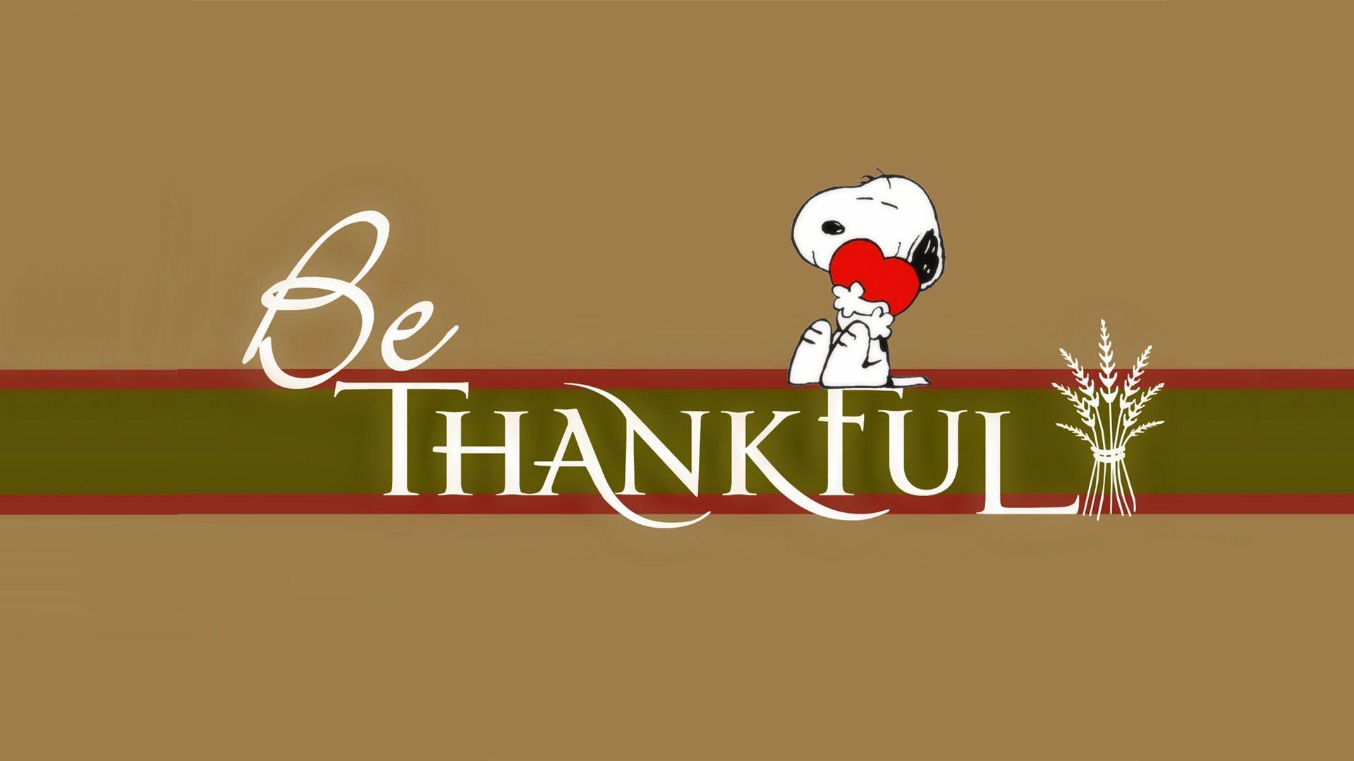 Snoopy Thanksgiving Wallpapers