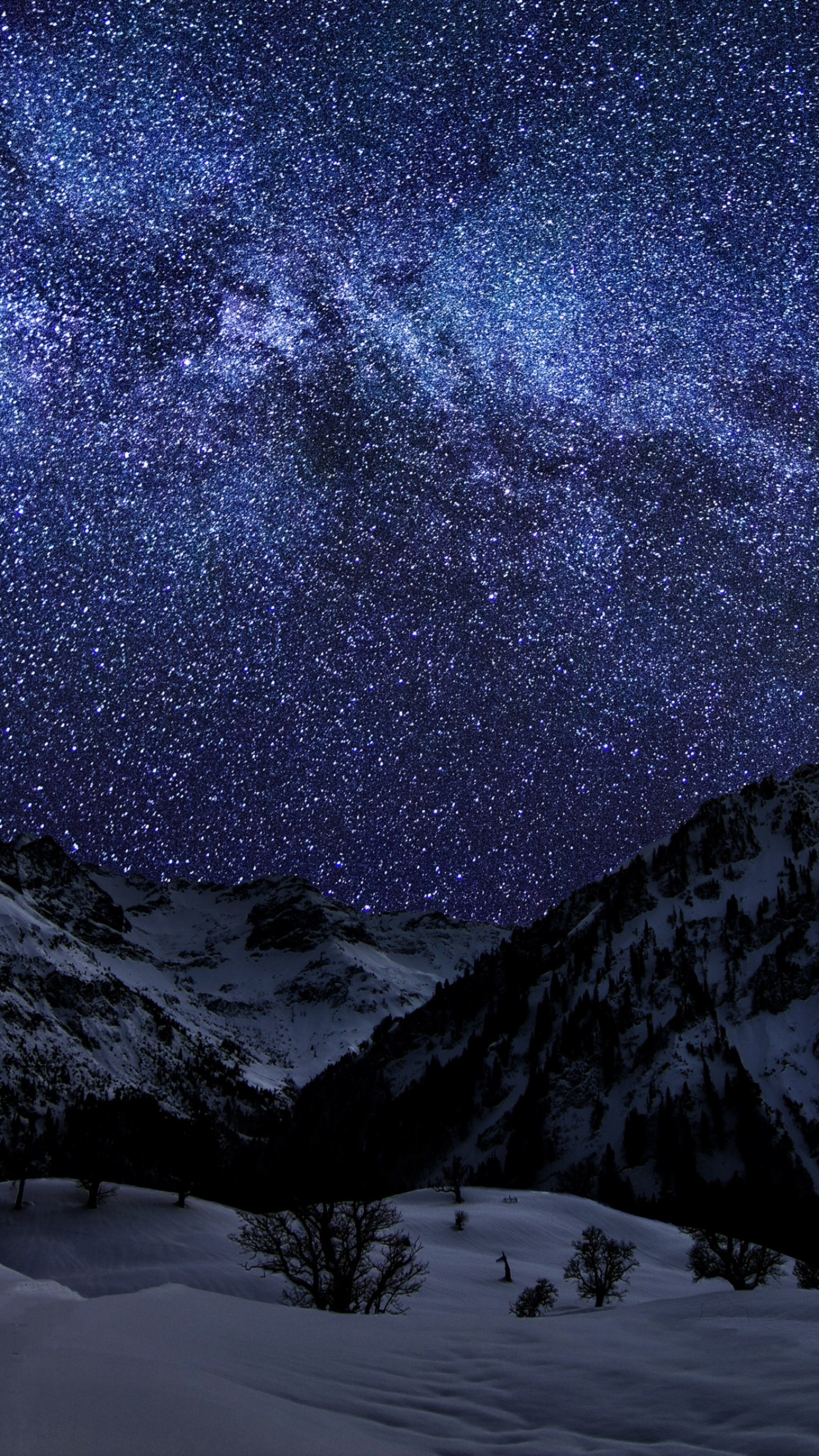 Snow And Stars Wallpapers