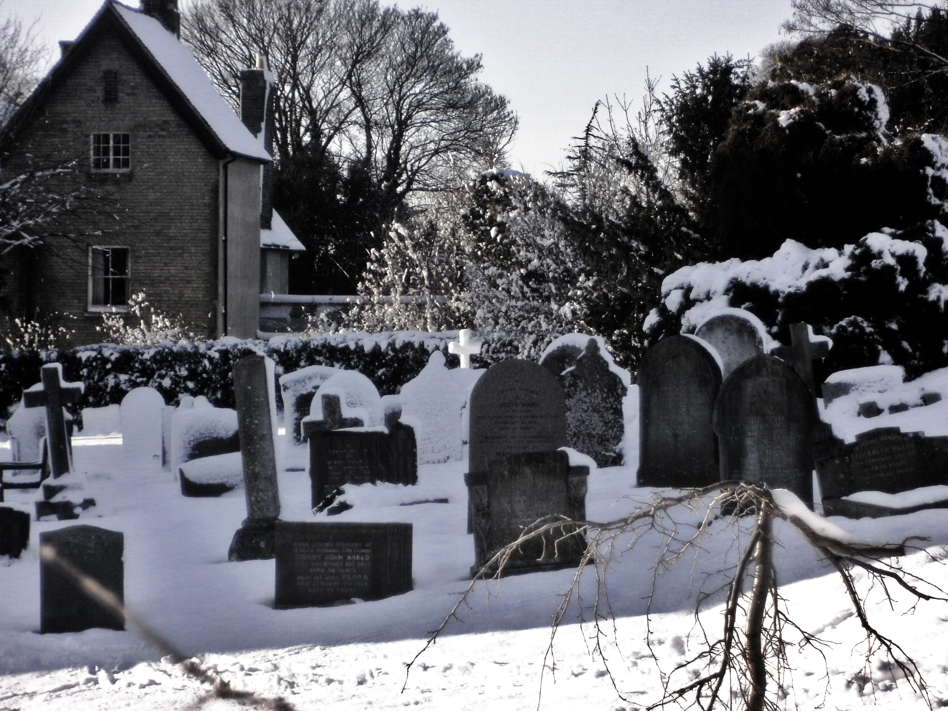 Snowy Graveyard Wallpapers
