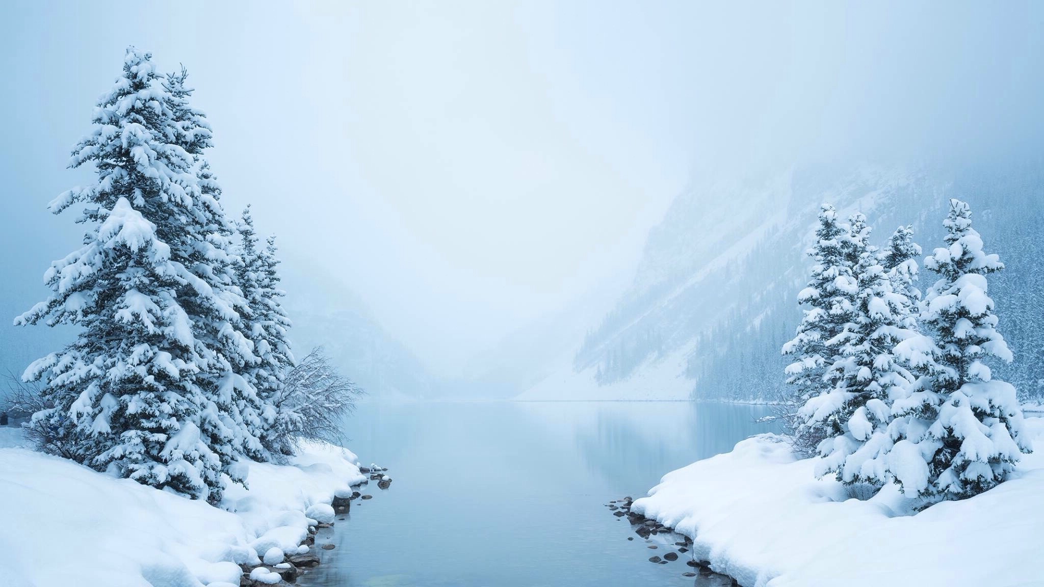 Snowy Lake Wallpapers