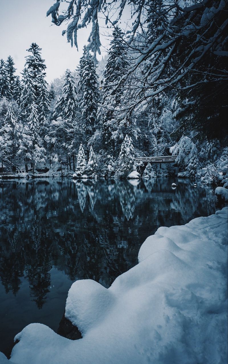 Snowy Lake Wallpapers