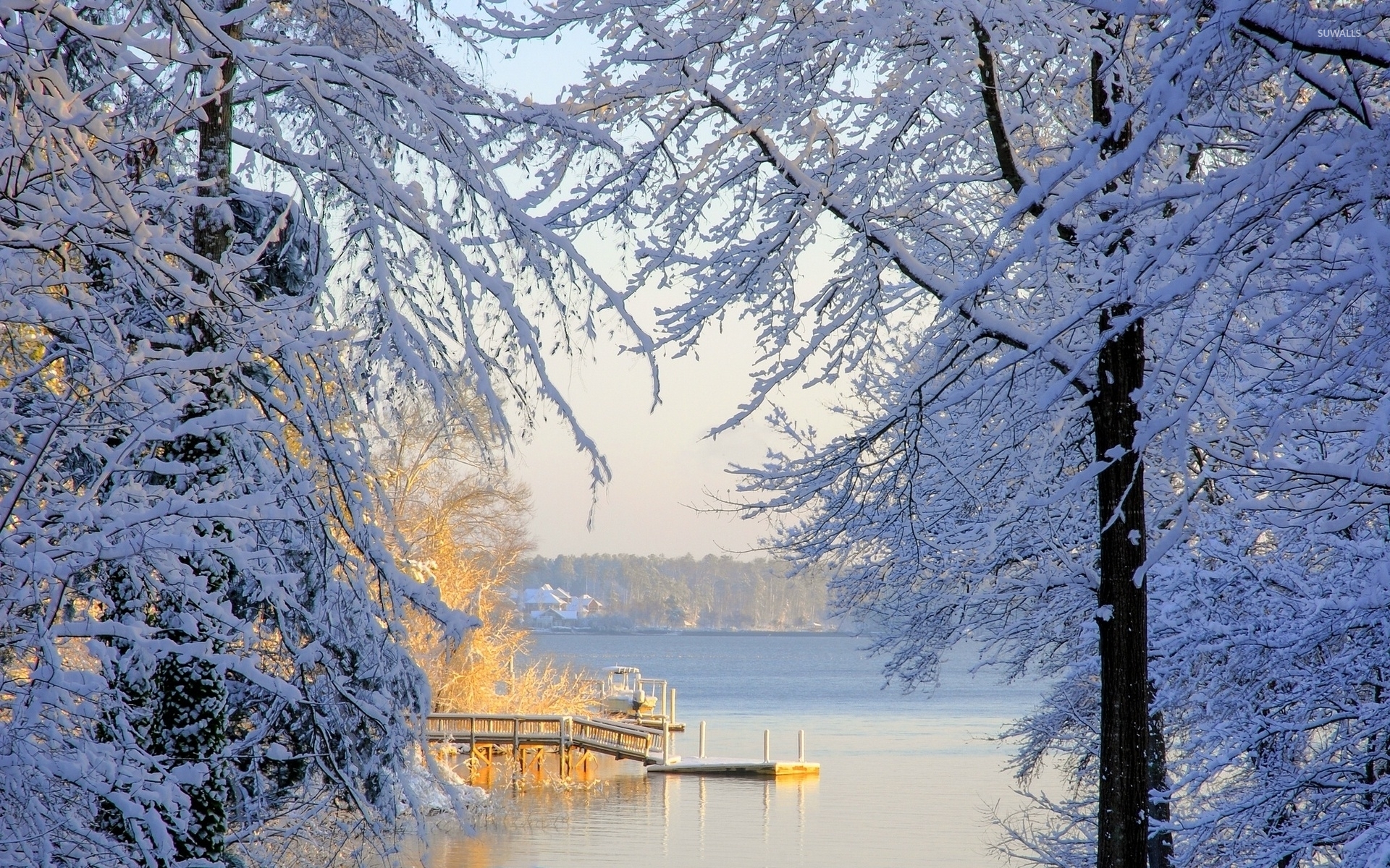 Snowy Lake Wallpapers