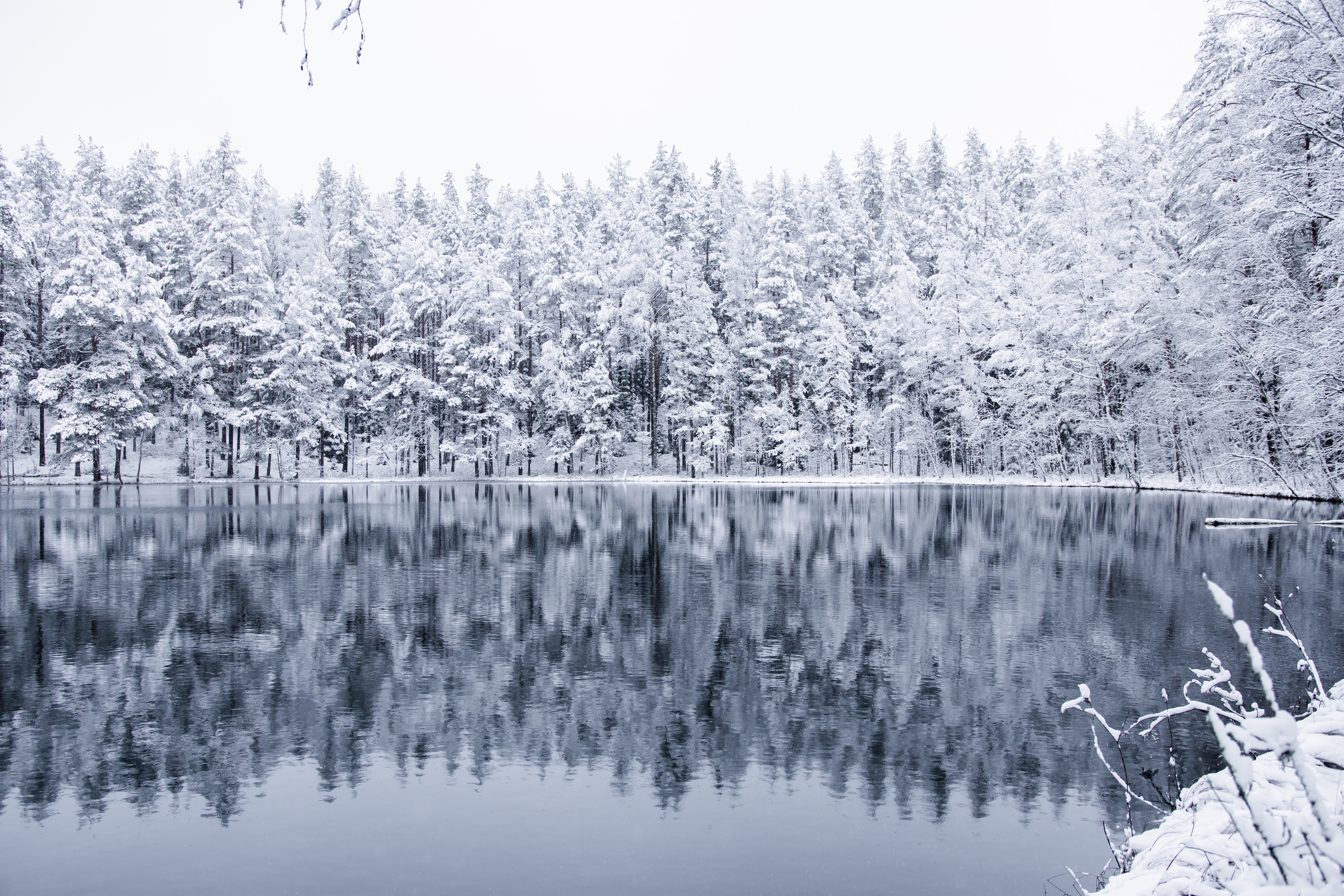 Snowy Lake Wallpapers