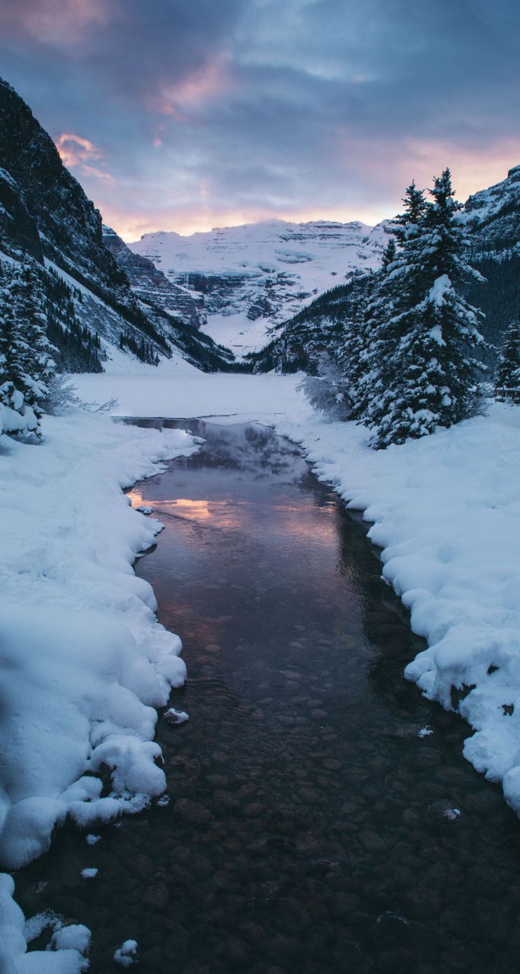 Snowy Lake Wallpapers