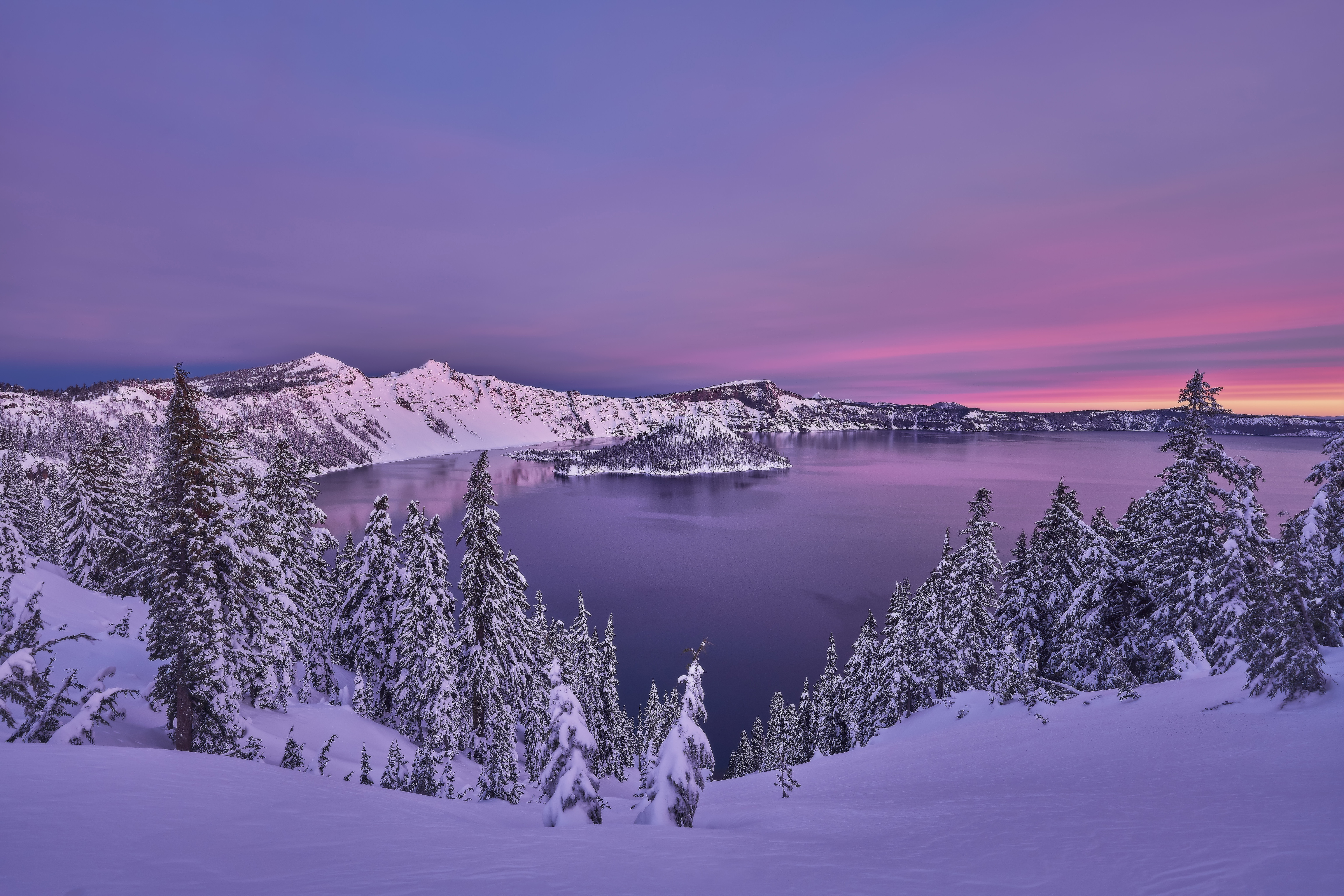 Snowy Lake Wallpapers