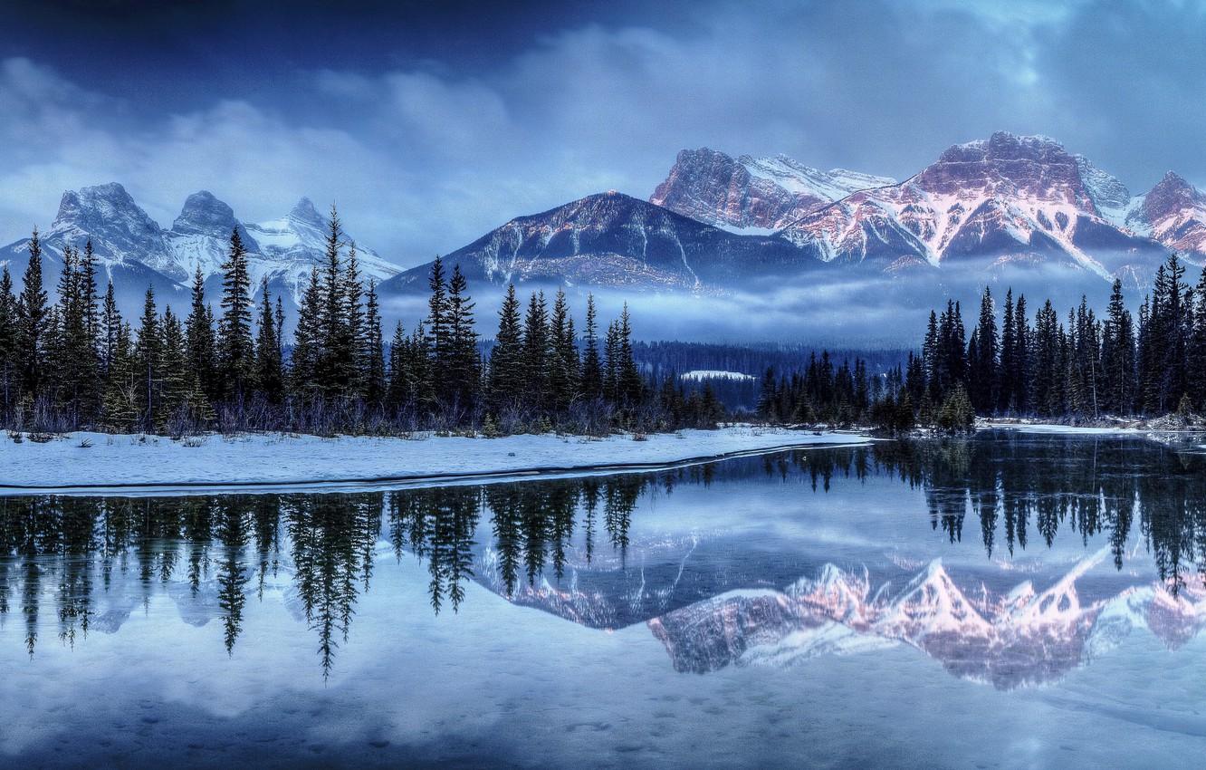 Snowy Mountains Lakes Wallpapers