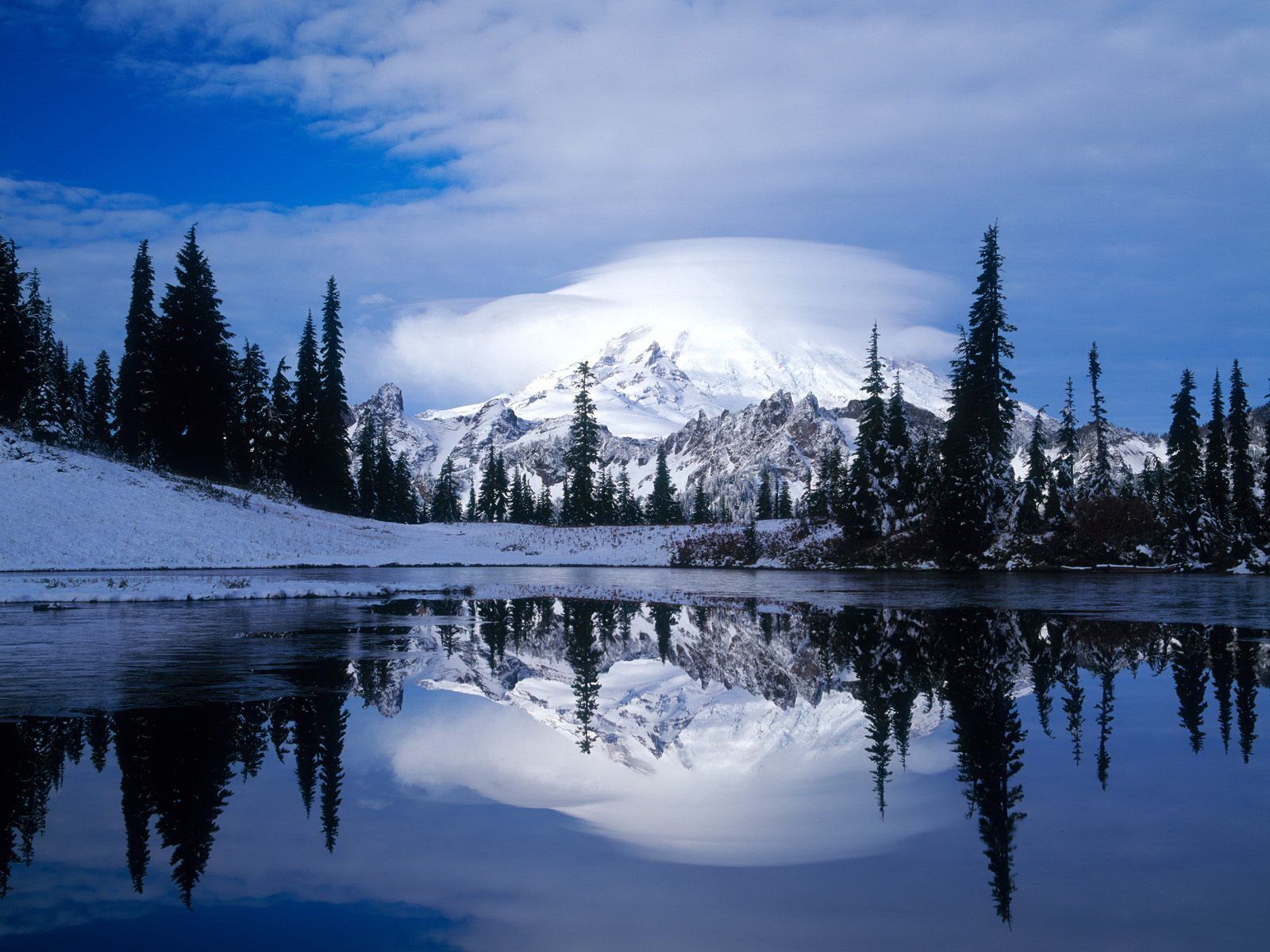 Snowy Mountains Lakes Wallpapers