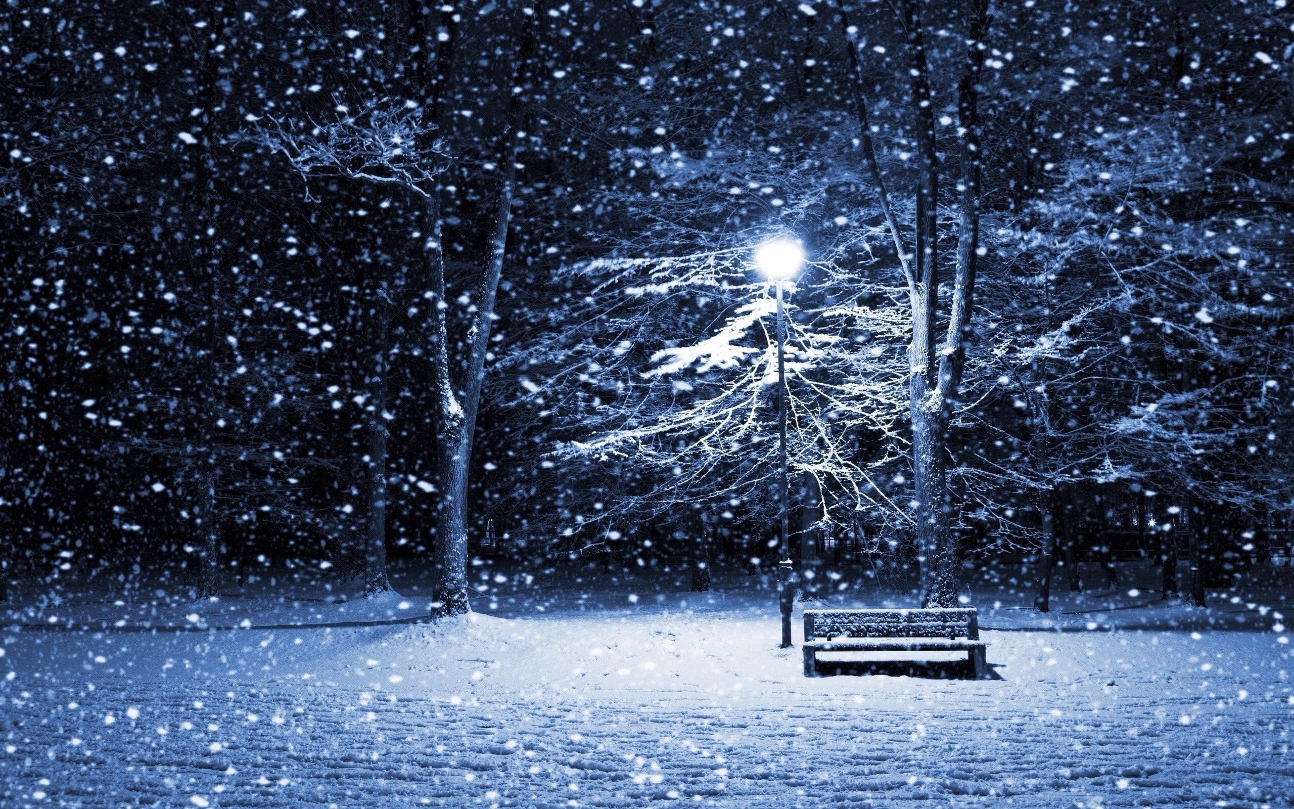 Snowy Night Wallpapers