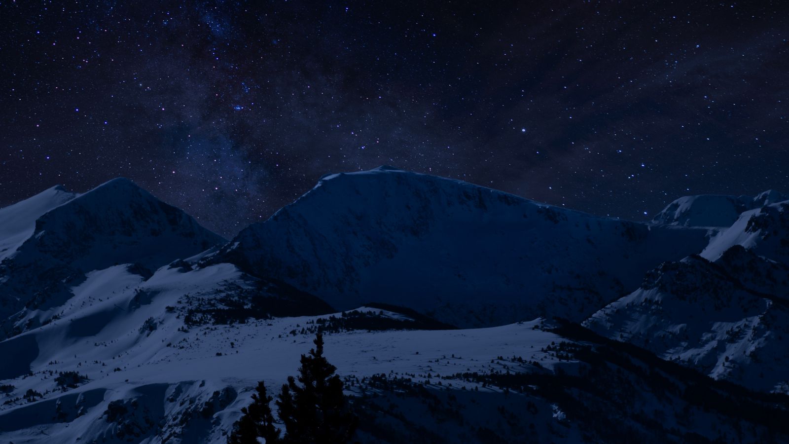 Snowy Night Wallpapers