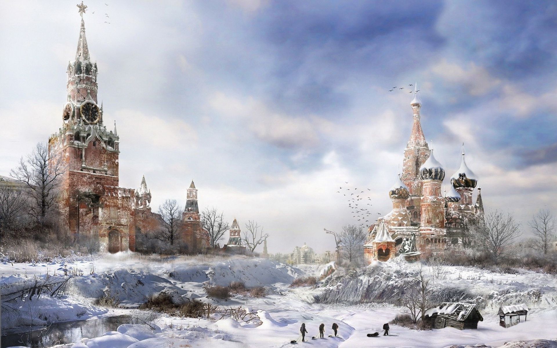 Snowy Russia Wallpapers