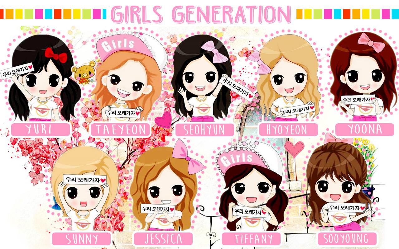 Snsd Chibis Wallpapers