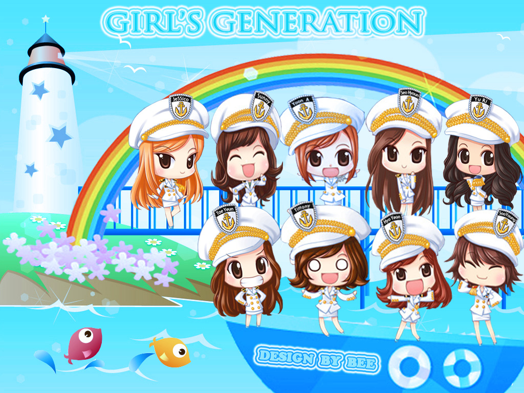 Snsd Chibis Wallpapers