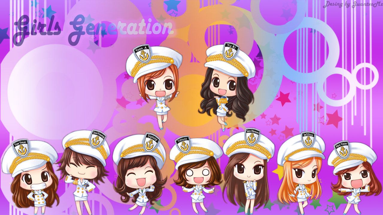 Snsd Chibis Wallpapers