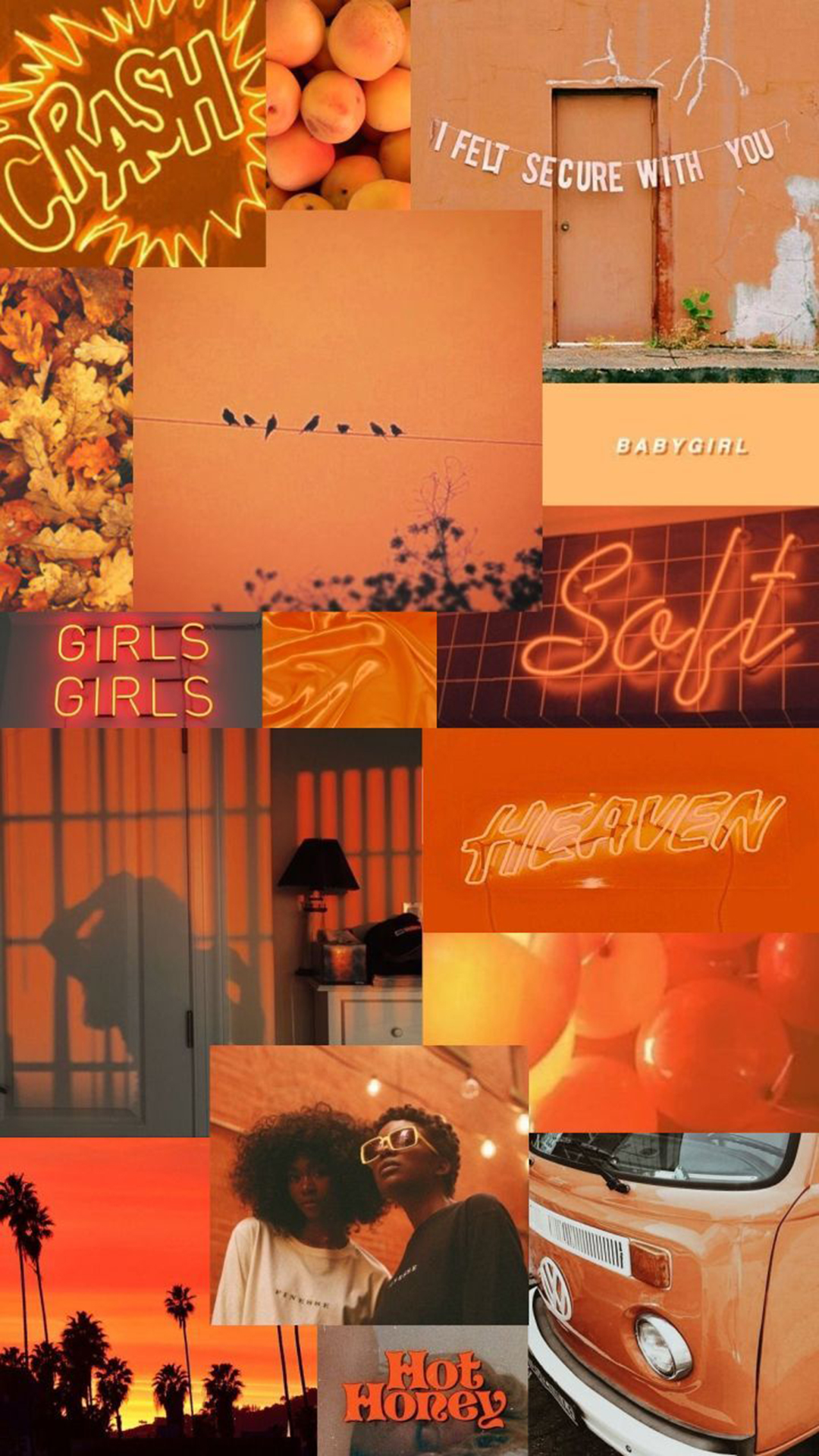 Soft Orange Aesthetic Wallpapers