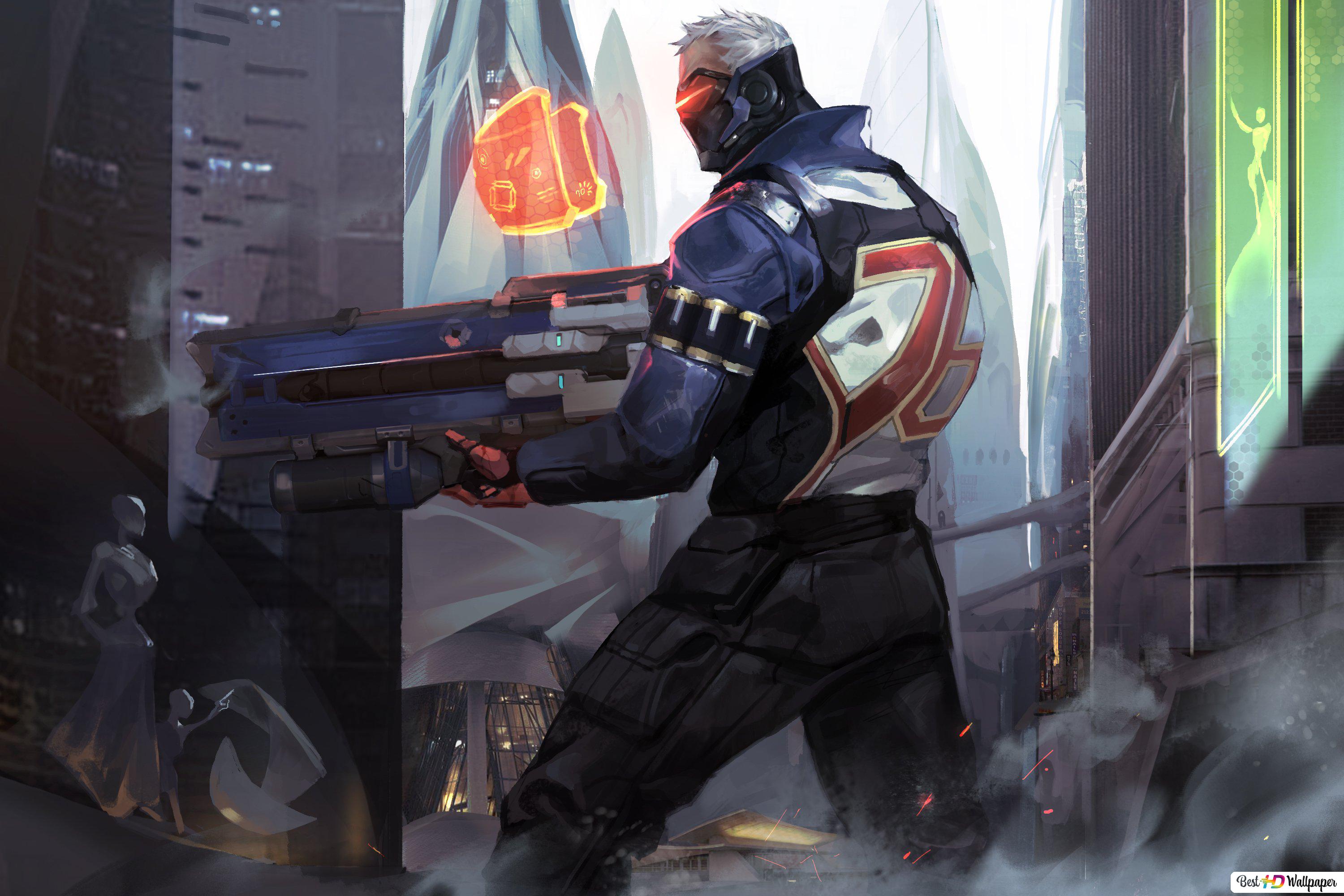 Soldier 76 1920X1080 Wallpapers