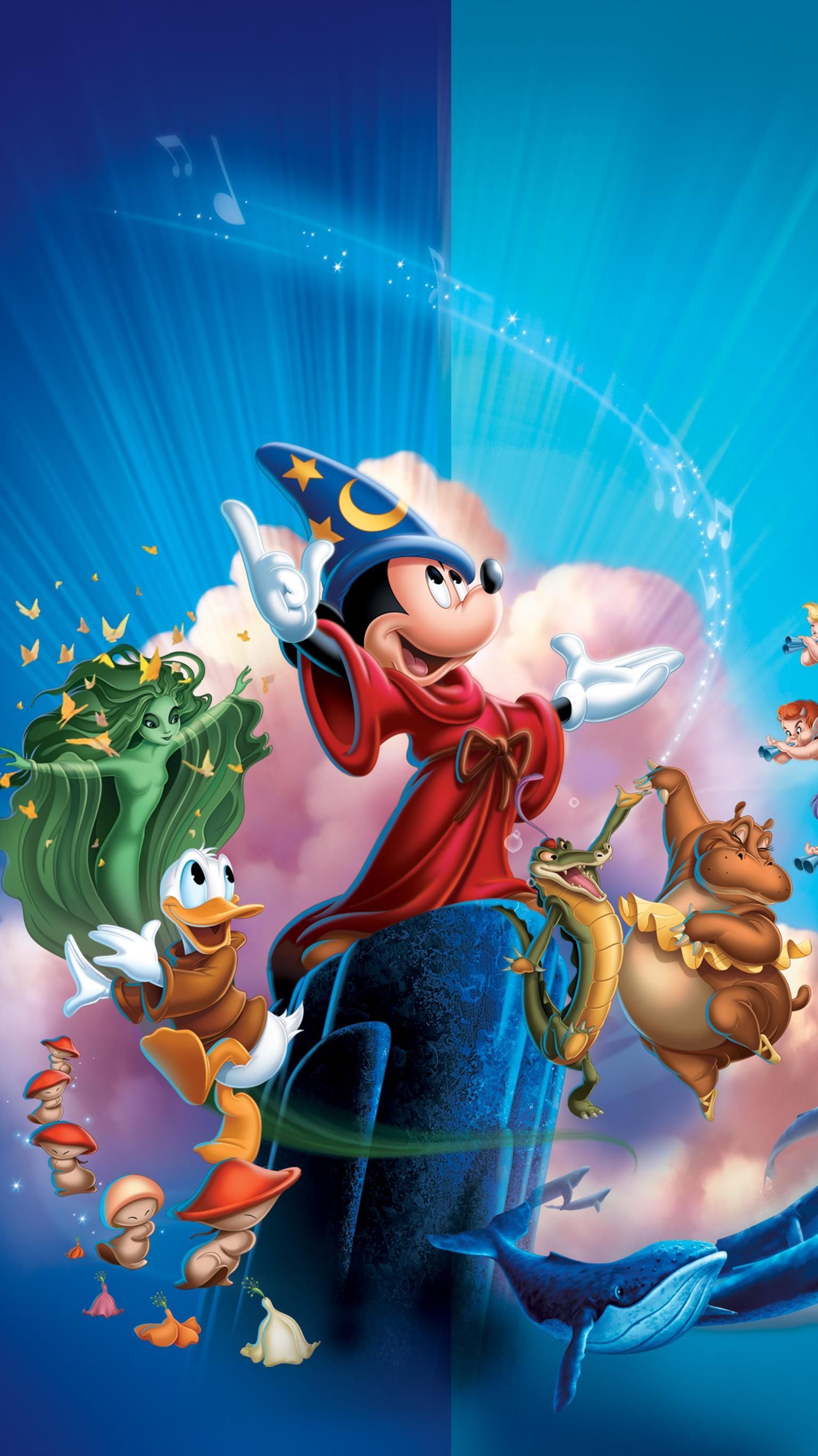 Sorcerer Mickey Iphone Wallpapers