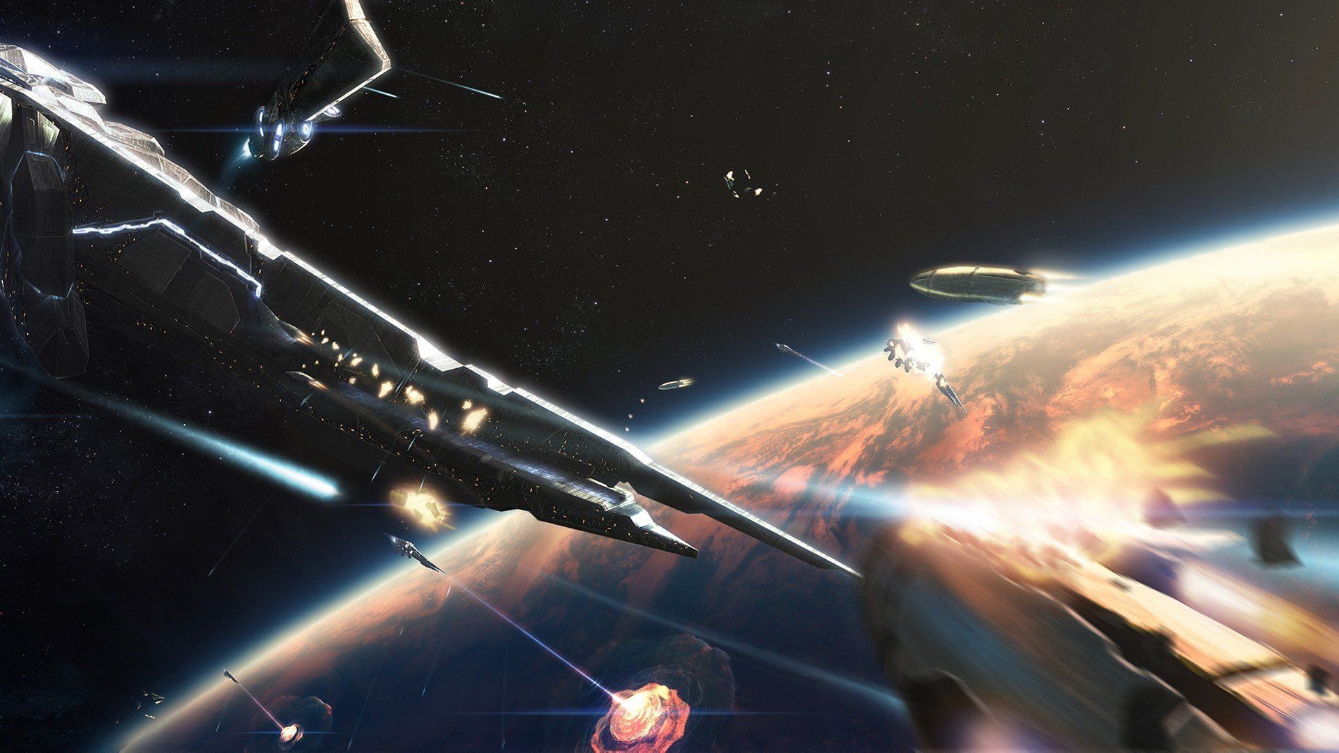 Space Battle Hd Wallpapers