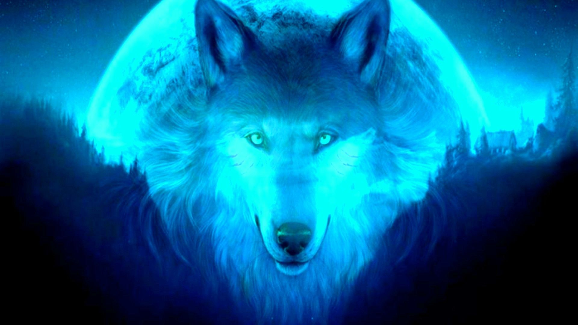 Spirit Ice Wolf Wallpapers