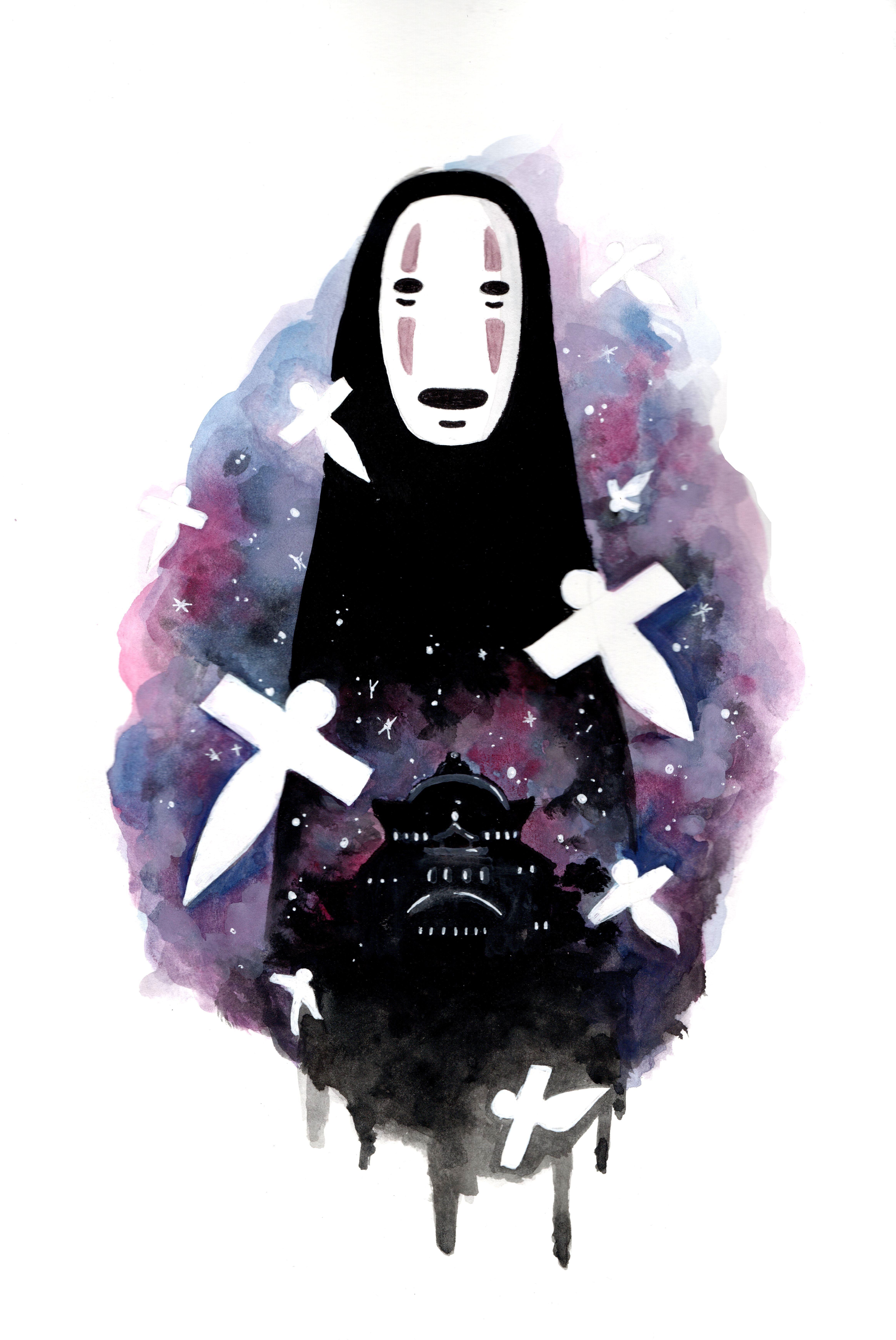 Spirited Away Fanart No Face Wallpapers