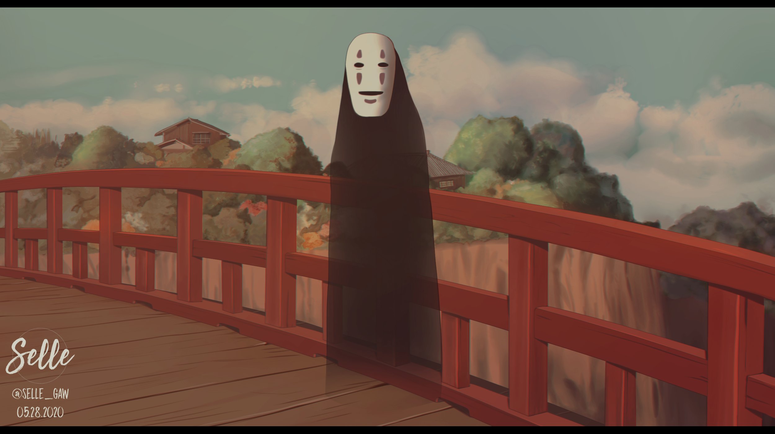 Spirited Away Fanart No Face Wallpapers