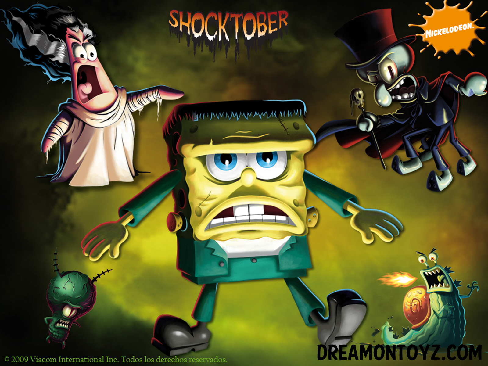 Spongebob Halloween Wallpapers