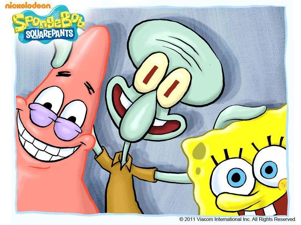 Spongebob Patrick And Squidward Wallpapers