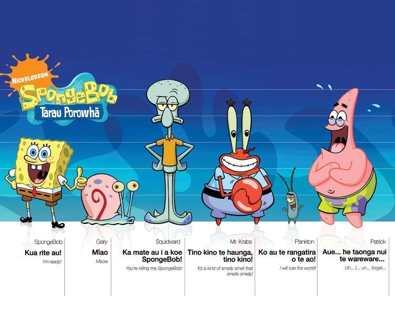 Spongebob Patrick And Squidward Wallpapers