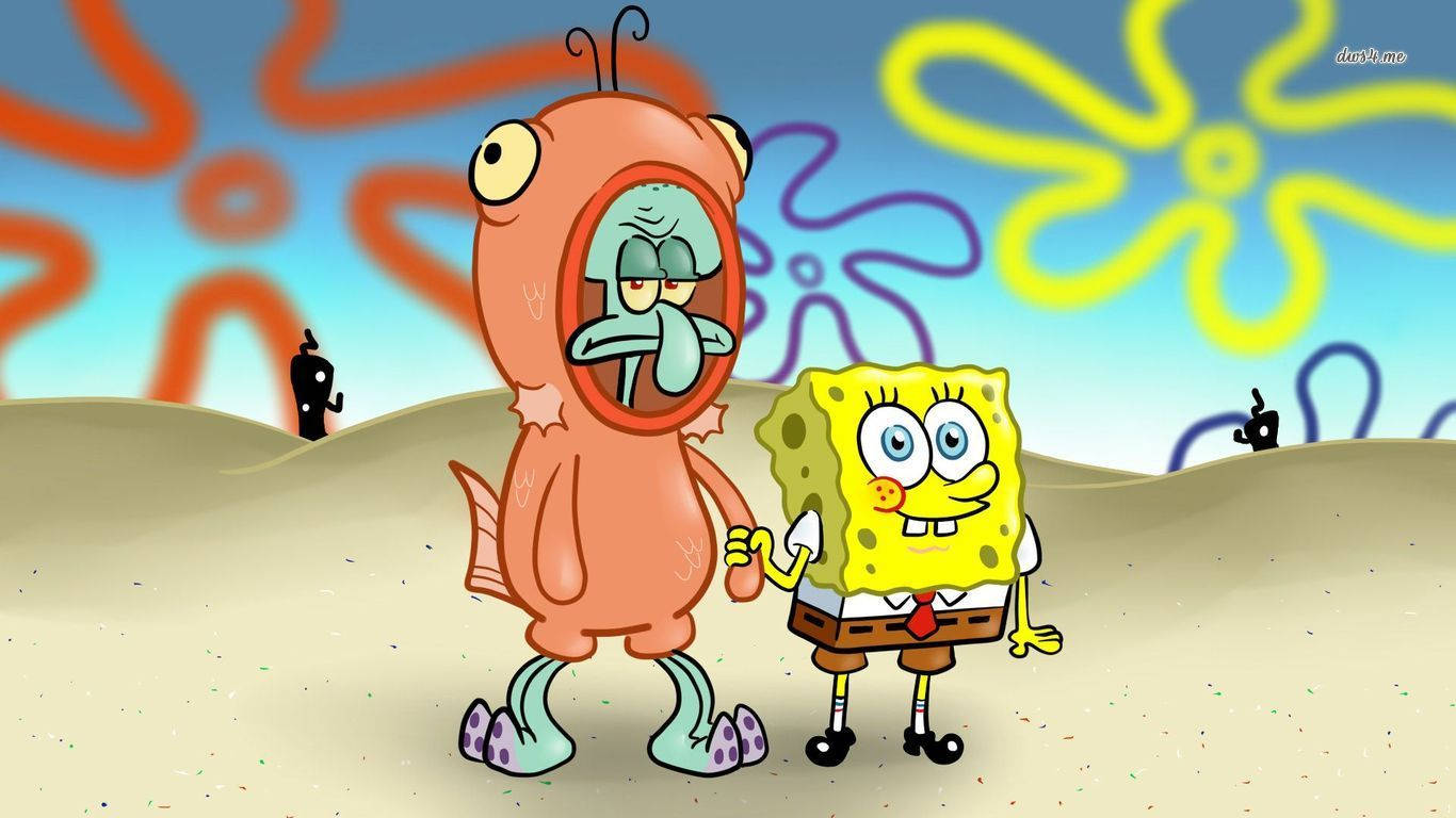 Spongebob Patrick And Squidward Wallpapers