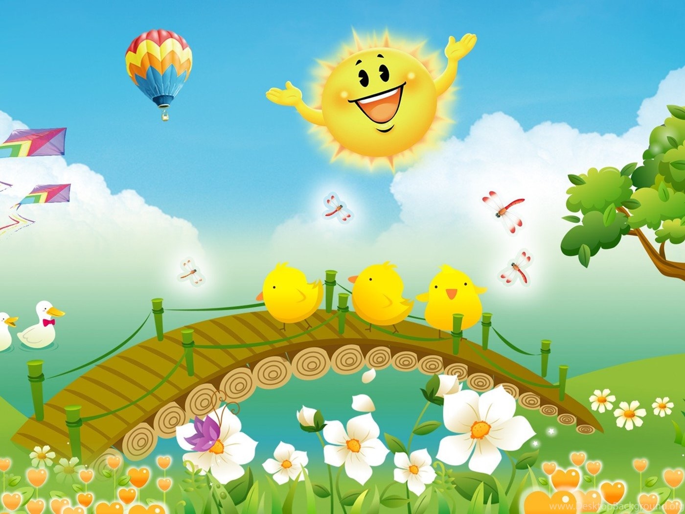 Spring Cartoon Wallpapers