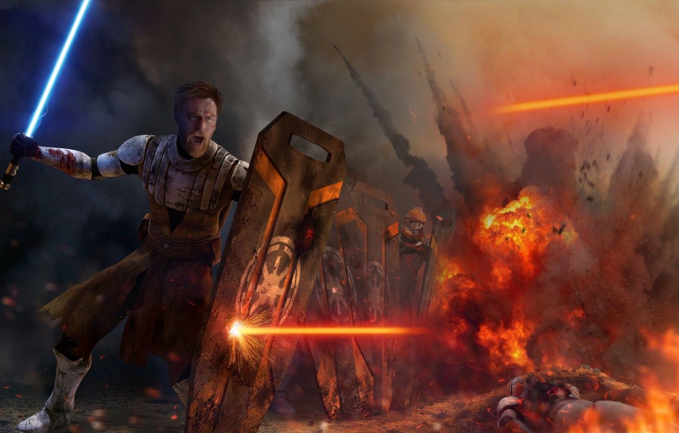 Star Wars Anakin Vs Obi Wan Wallpapers