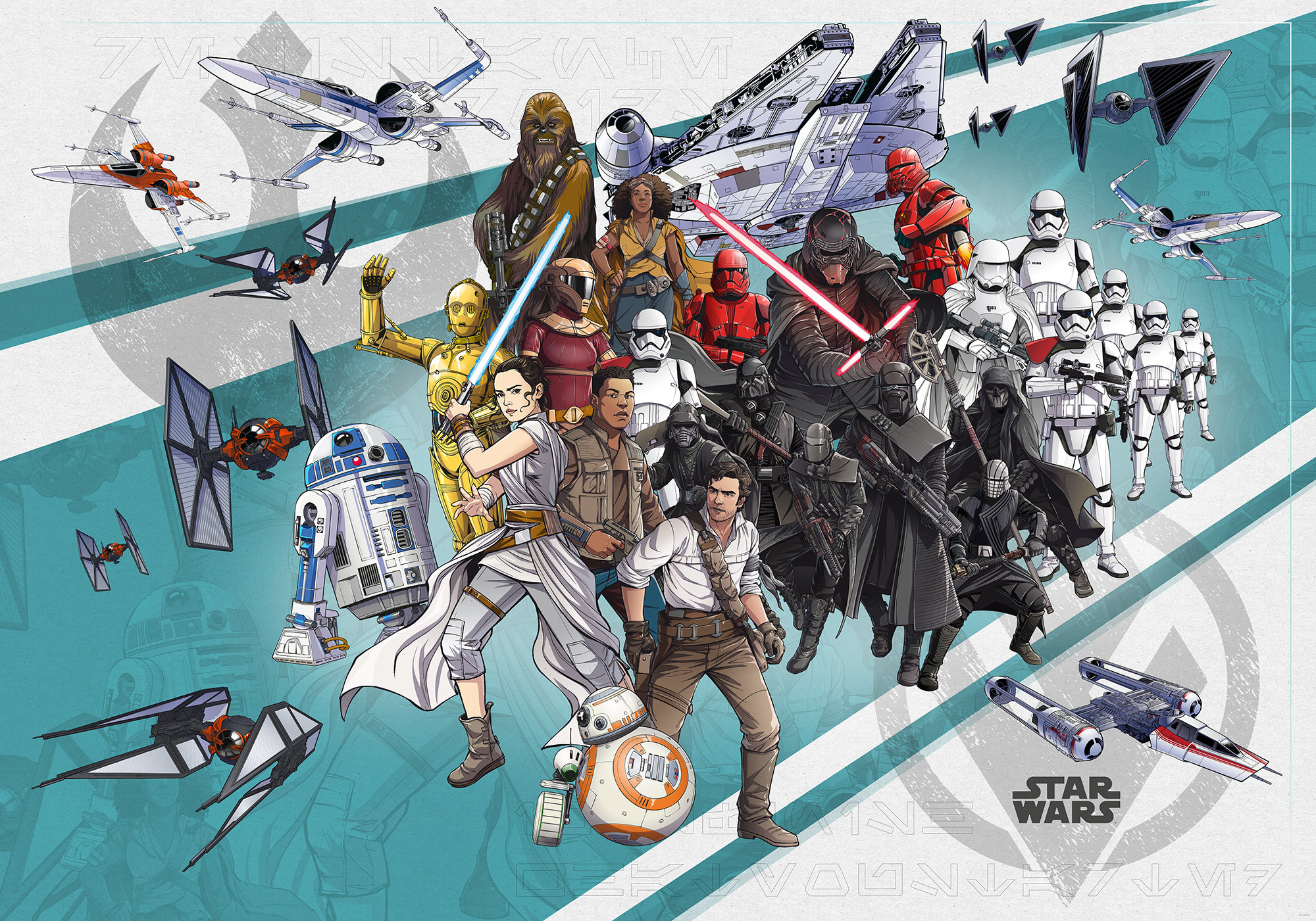 Star Wars Characters Cartoon Images Wallpapers