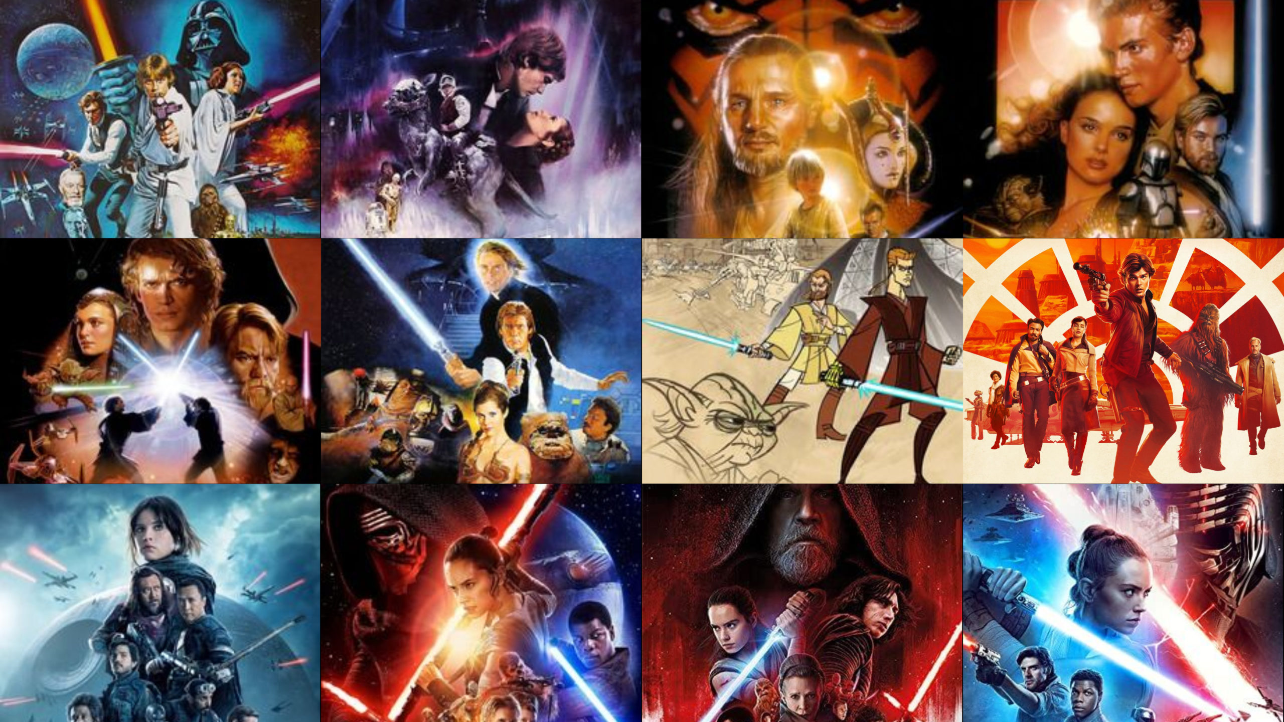 Star Wars Collage Wallpapers