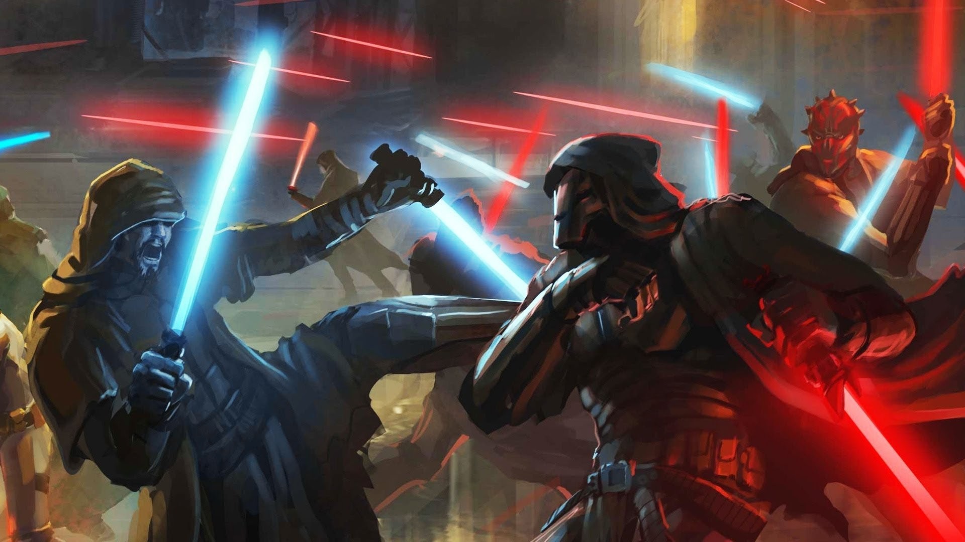 Star Wars Jedi Vs Sith Wallpapers