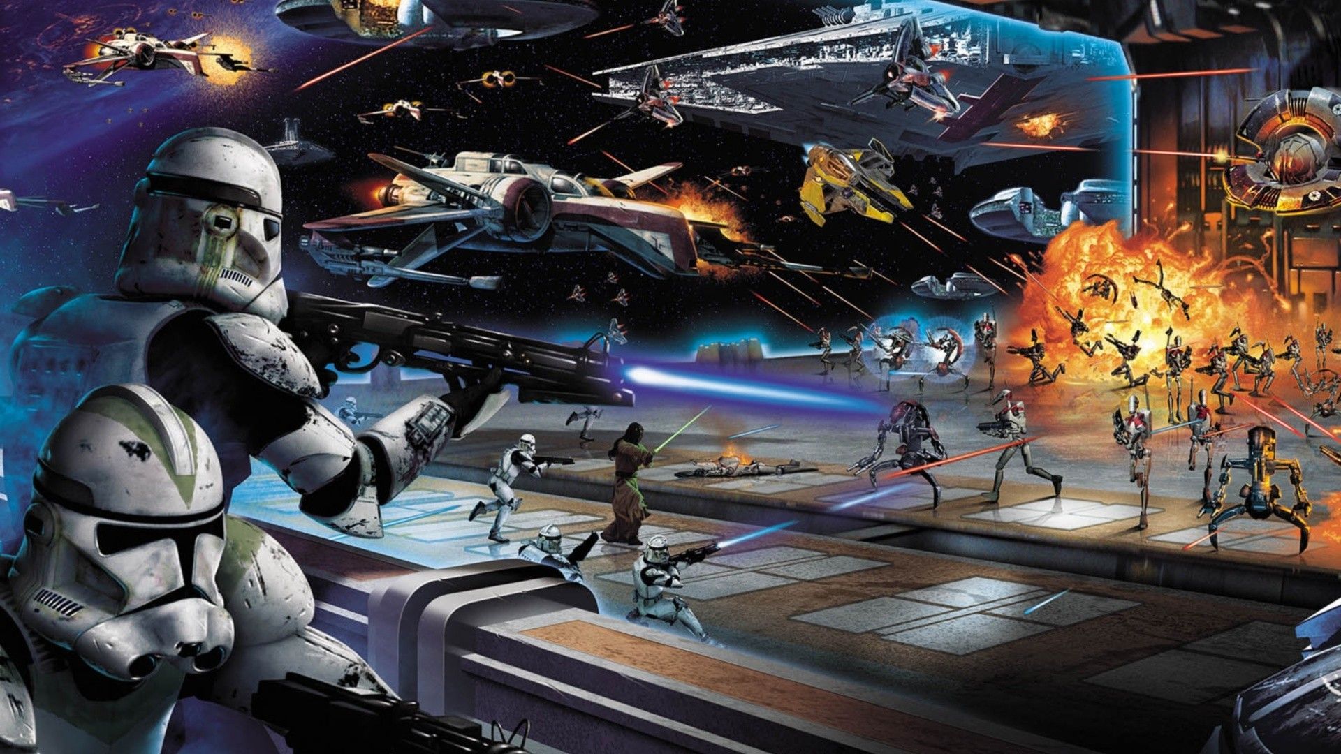 Star Wars Space Battle Wallpapers