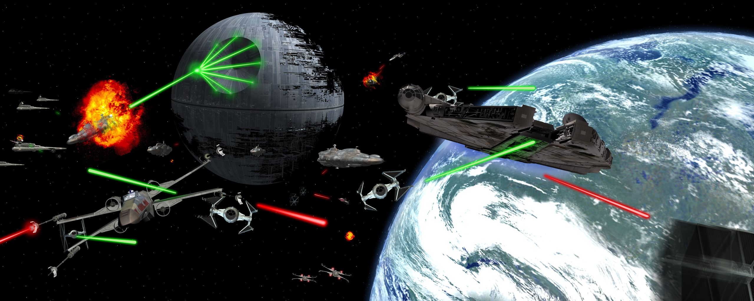 Star Wars Space Battle Wallpapers