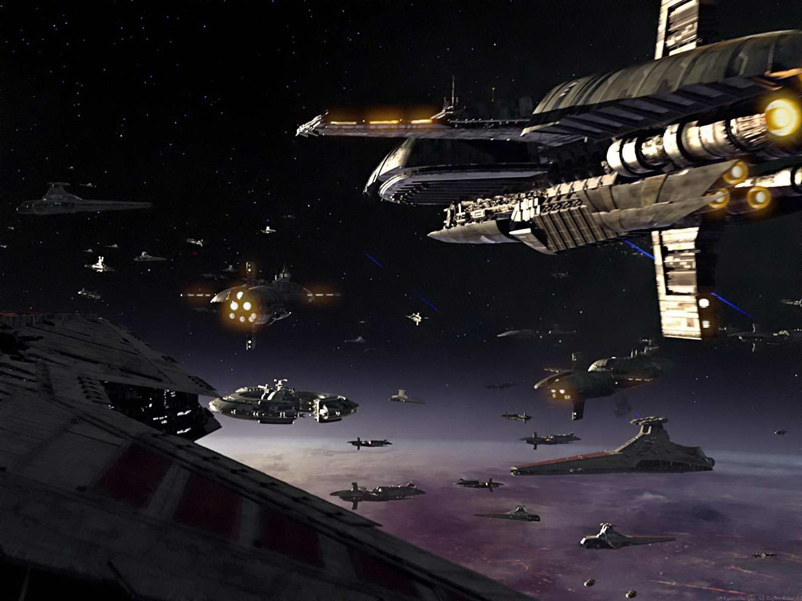 Star Wars Space Battle Wallpapers