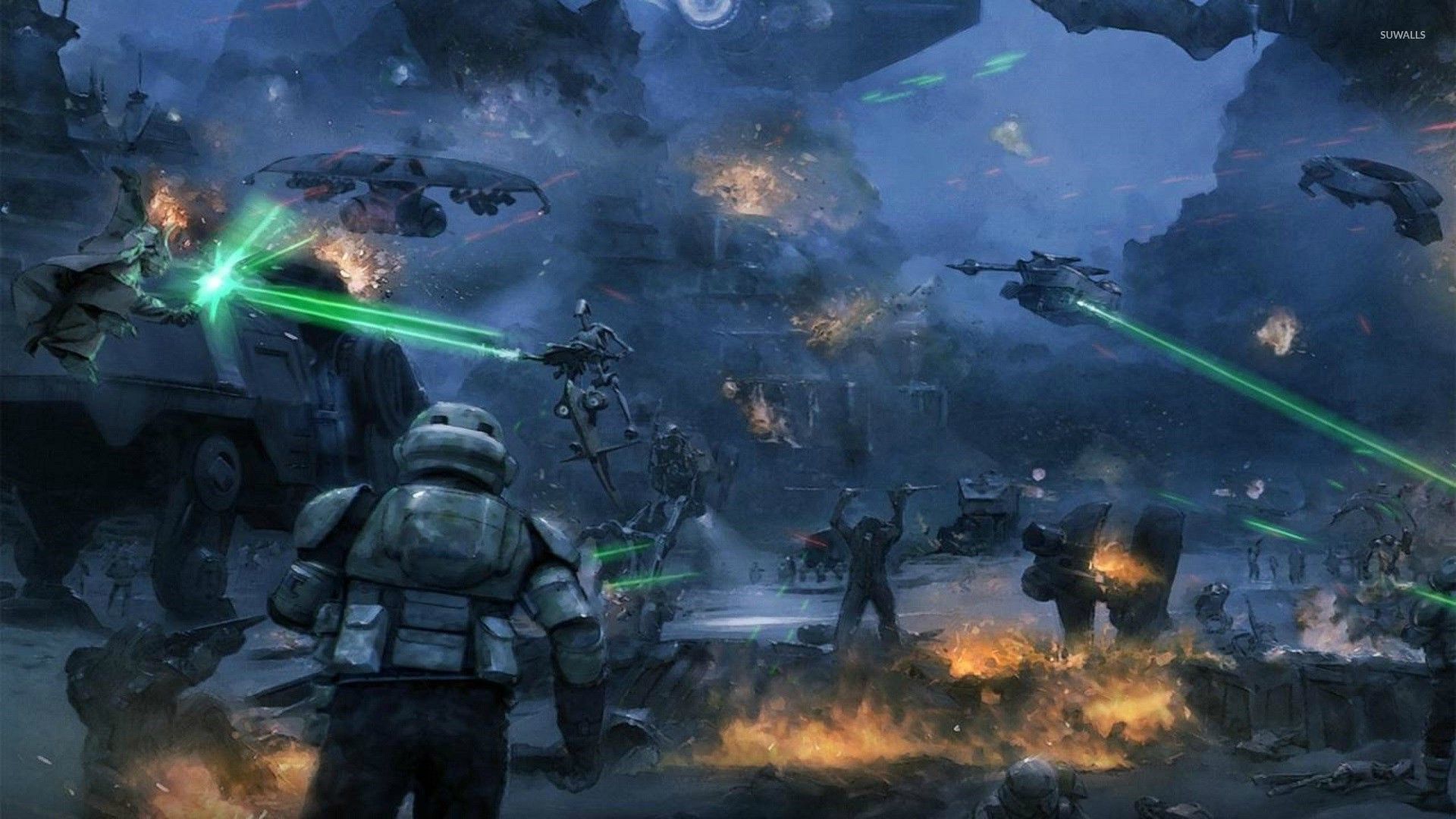 Star Wars Space Battle Wallpapers