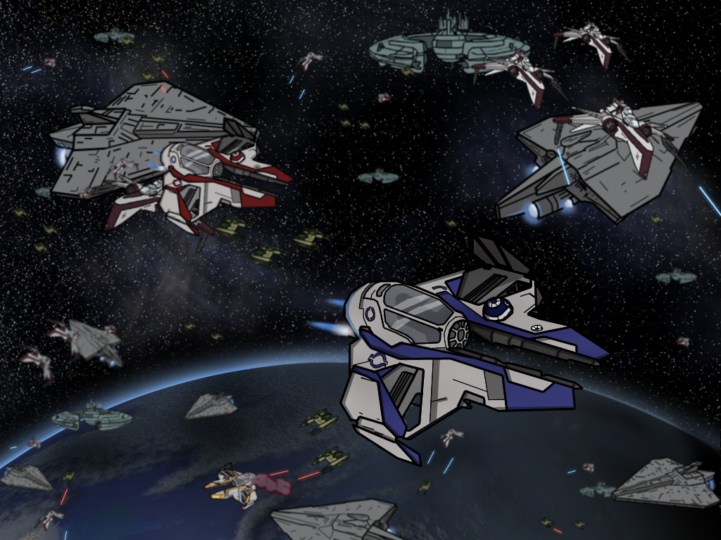 Star Wars Space Battle Wallpapers